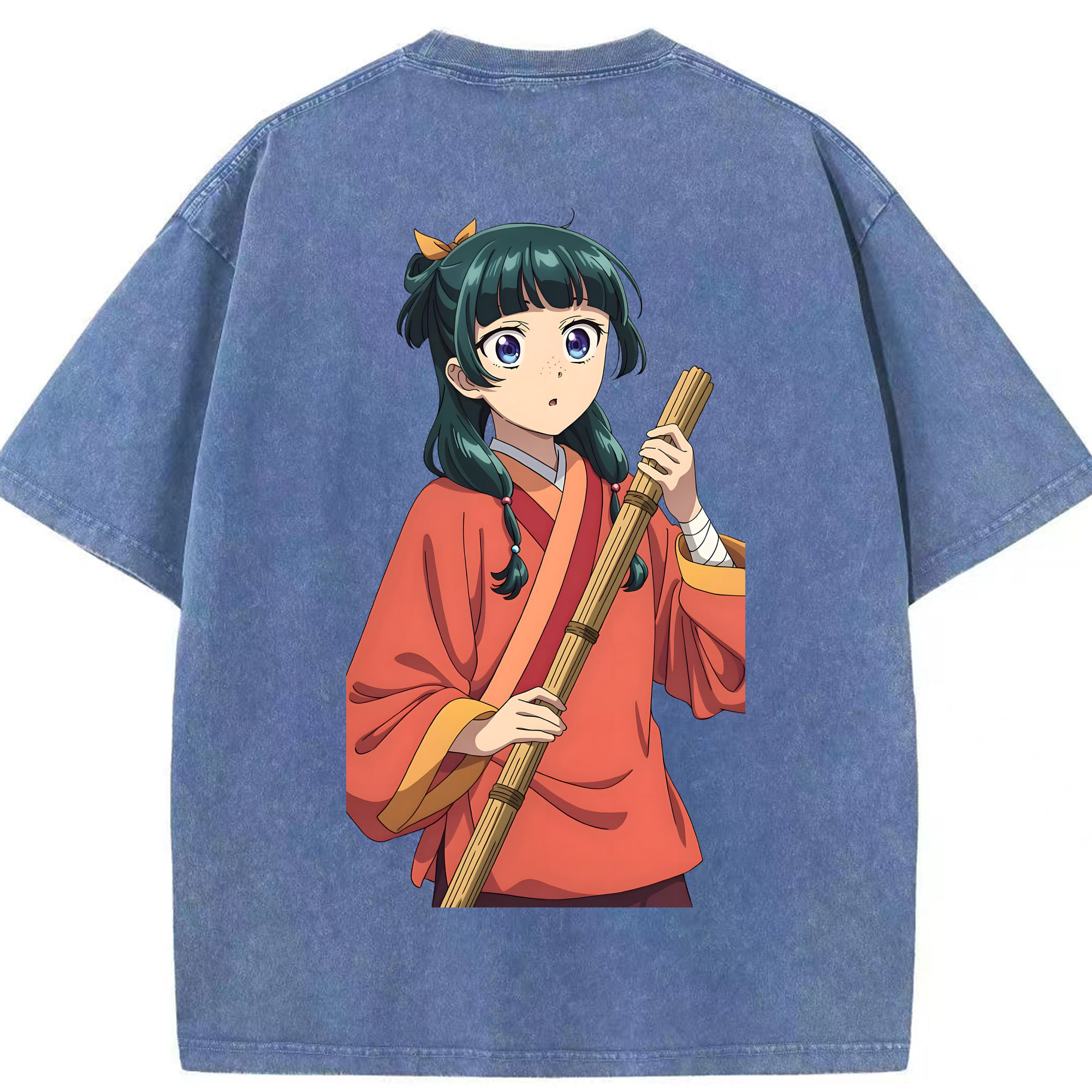 （画像用） 薬屋のひとりごと The Apothecary Diaries 綿100% ヴィンテージ風 半袖Tシャツ（背面プリント）