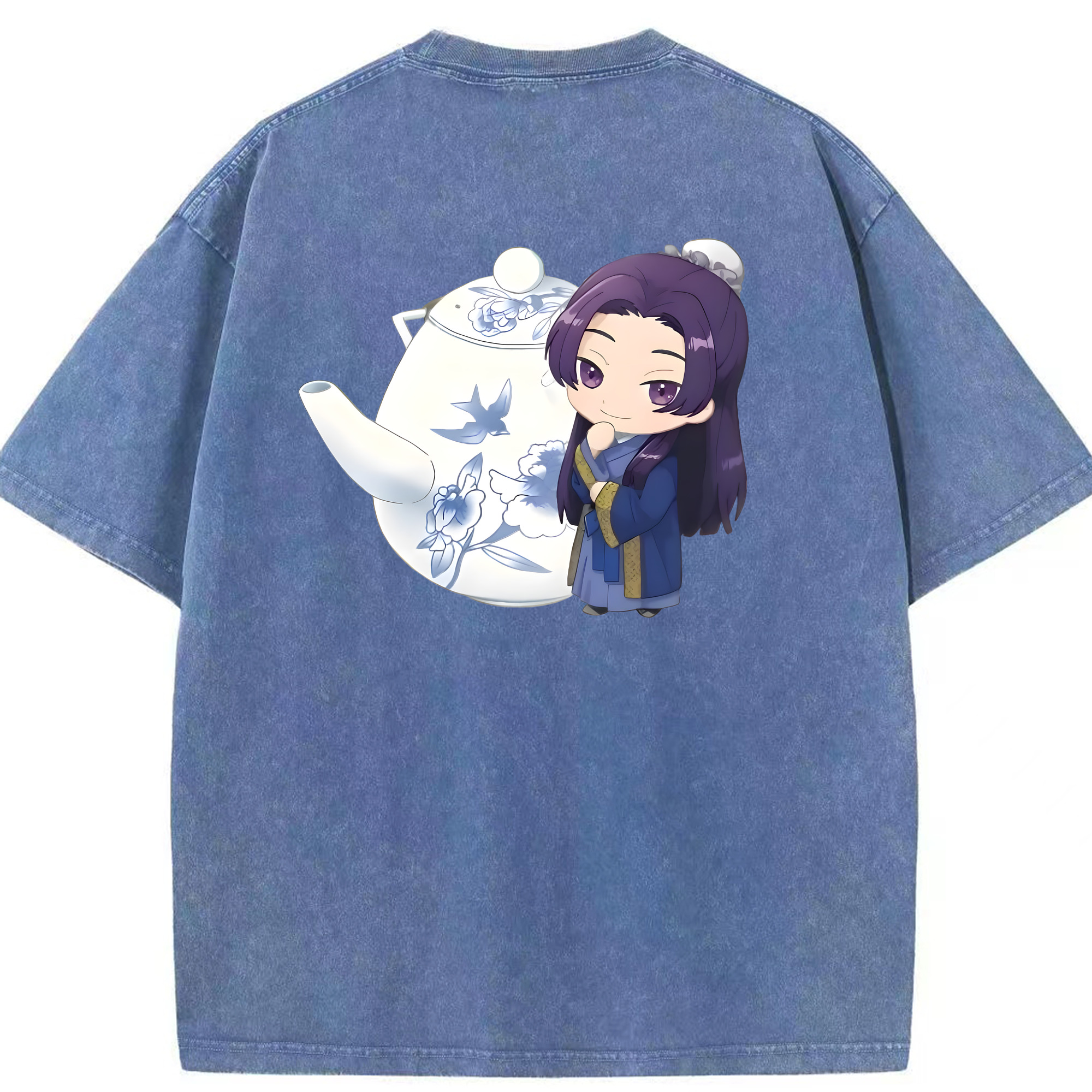 （画像用） 薬屋のひとりごと The Apothecary Diaries 綿100% ヴィンテージ風 半袖Tシャツ（背面プリント）