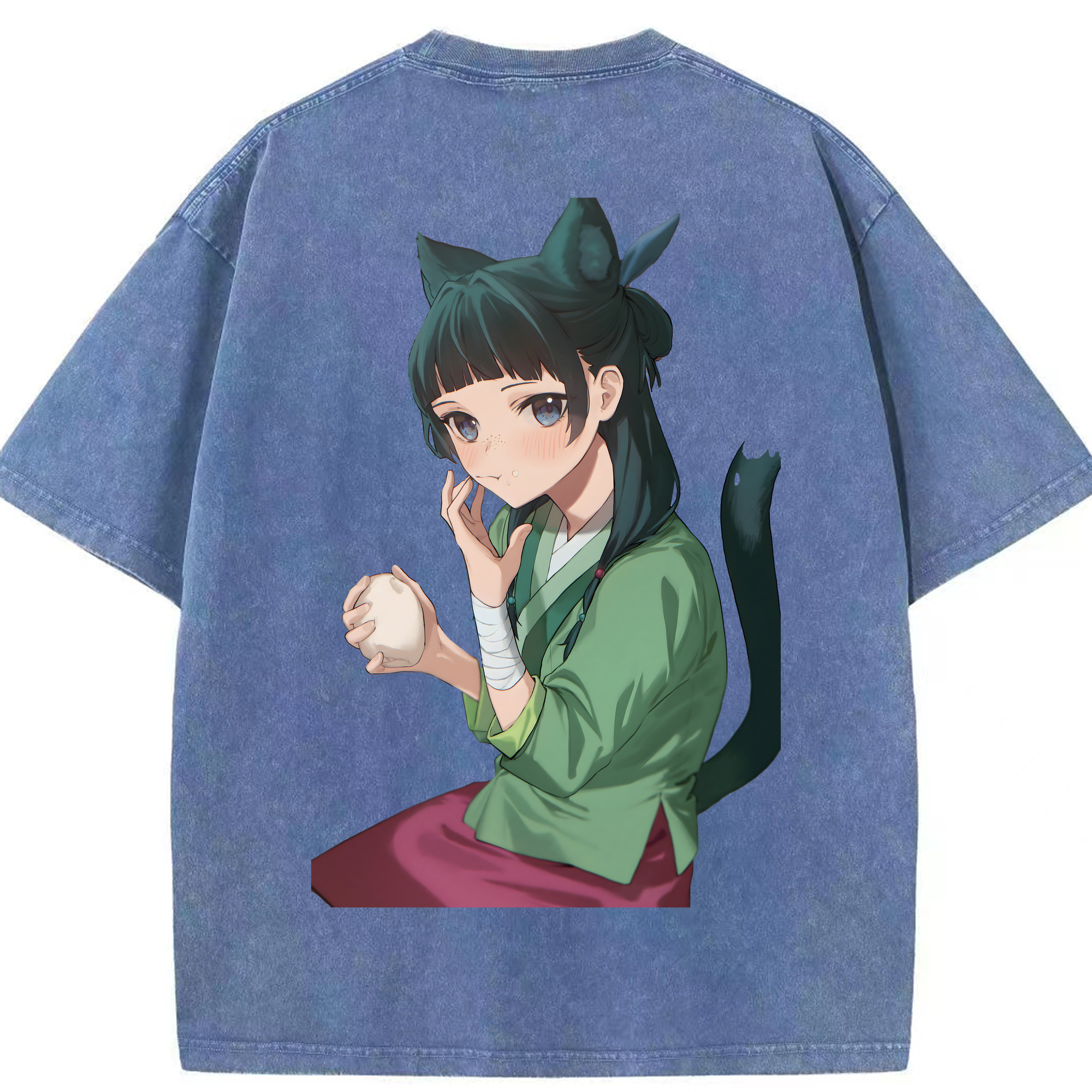 （画像用） 薬屋のひとりごと The Apothecary Diaries 綿100% ヴィンテージ風 半袖Tシャツ（背面プリント）