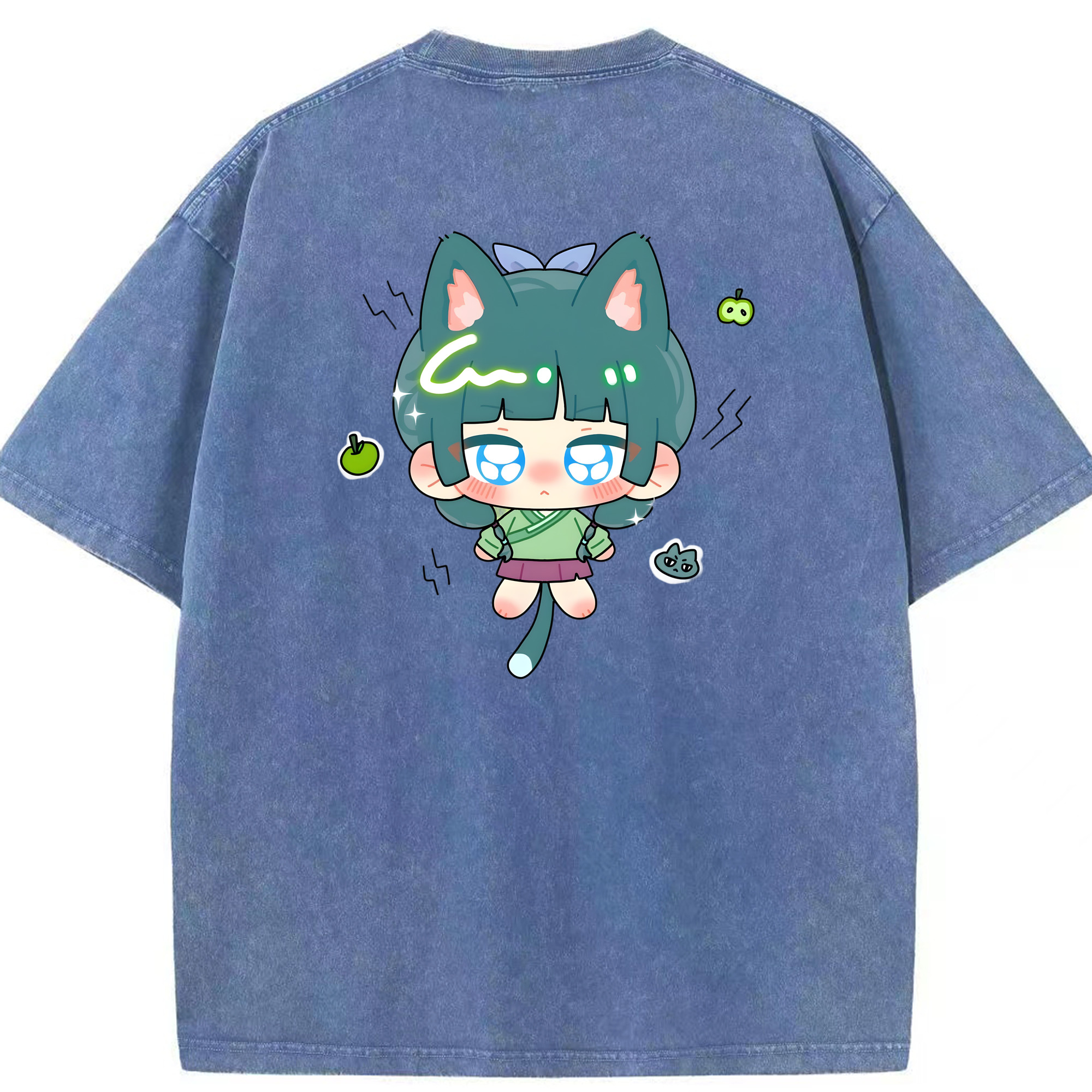 （画像用） 薬屋のひとりごと The Apothecary Diaries 綿100% ヴィンテージ風 半袖Tシャツ（背面プリント）