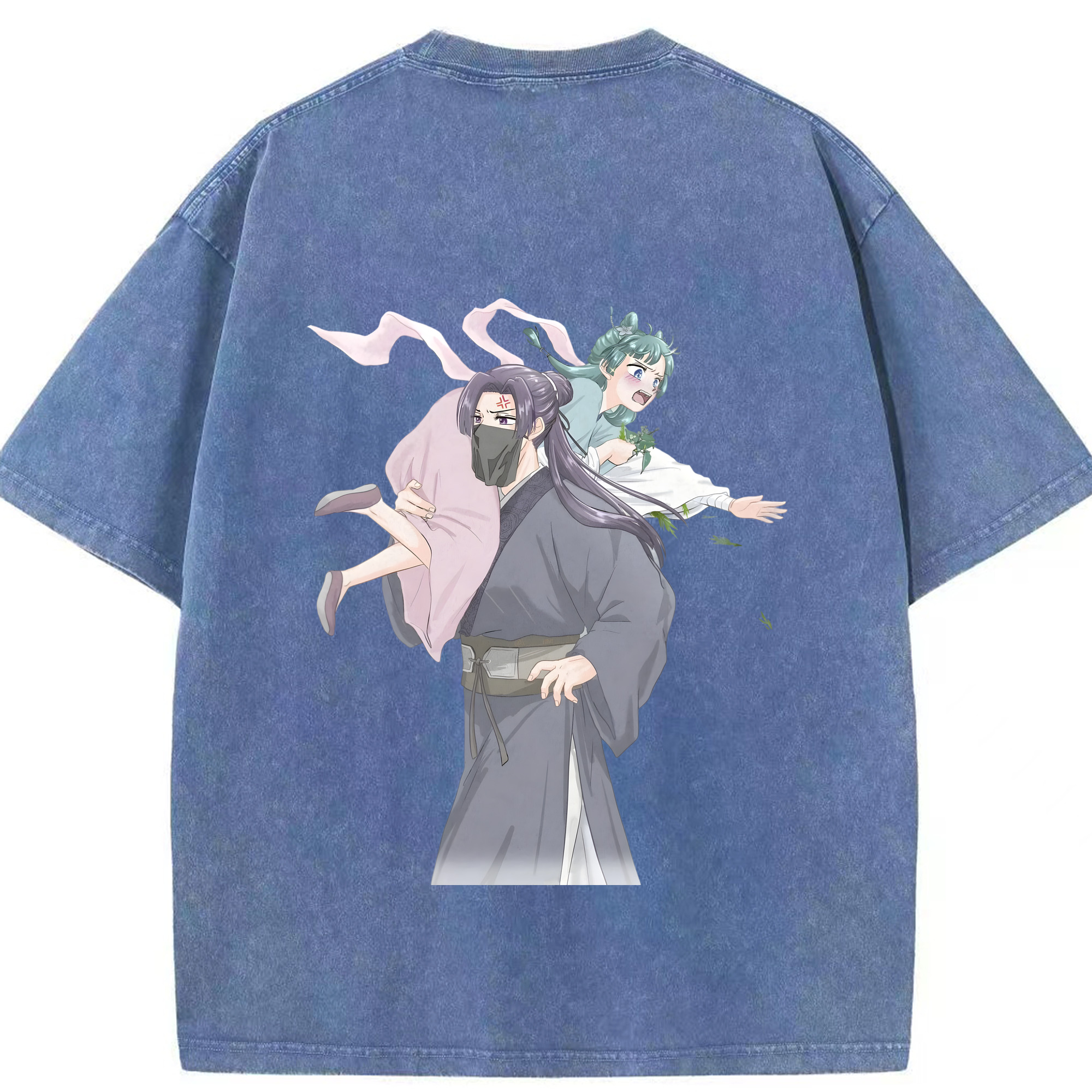 （画像用） 薬屋のひとりごと The Apothecary Diaries 綿100% ヴィンテージ風 半袖Tシャツ（背面プリント）
