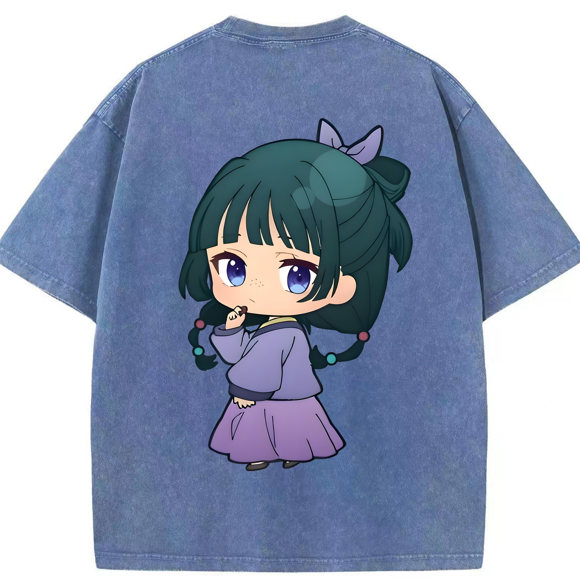 （画像用） 薬屋のひとりごと The Apothecary Diaries 綿100% ヴィンテージ風 半袖Tシャツ（背面プリント）