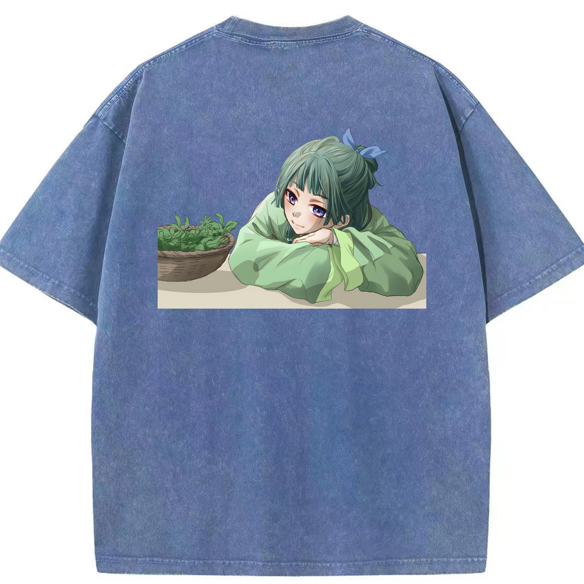 （画像用） 薬屋のひとりごと The Apothecary Diaries 綿100% ヴィンテージ風 半袖Tシャツ（背面プリント）