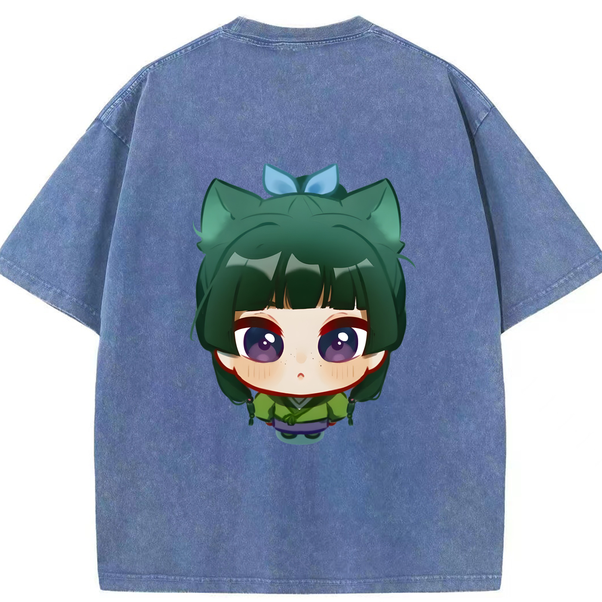 （画像用） 薬屋のひとりごと The Apothecary Diaries 綿100% ヴィンテージ風 半袖Tシャツ（背面プリント）