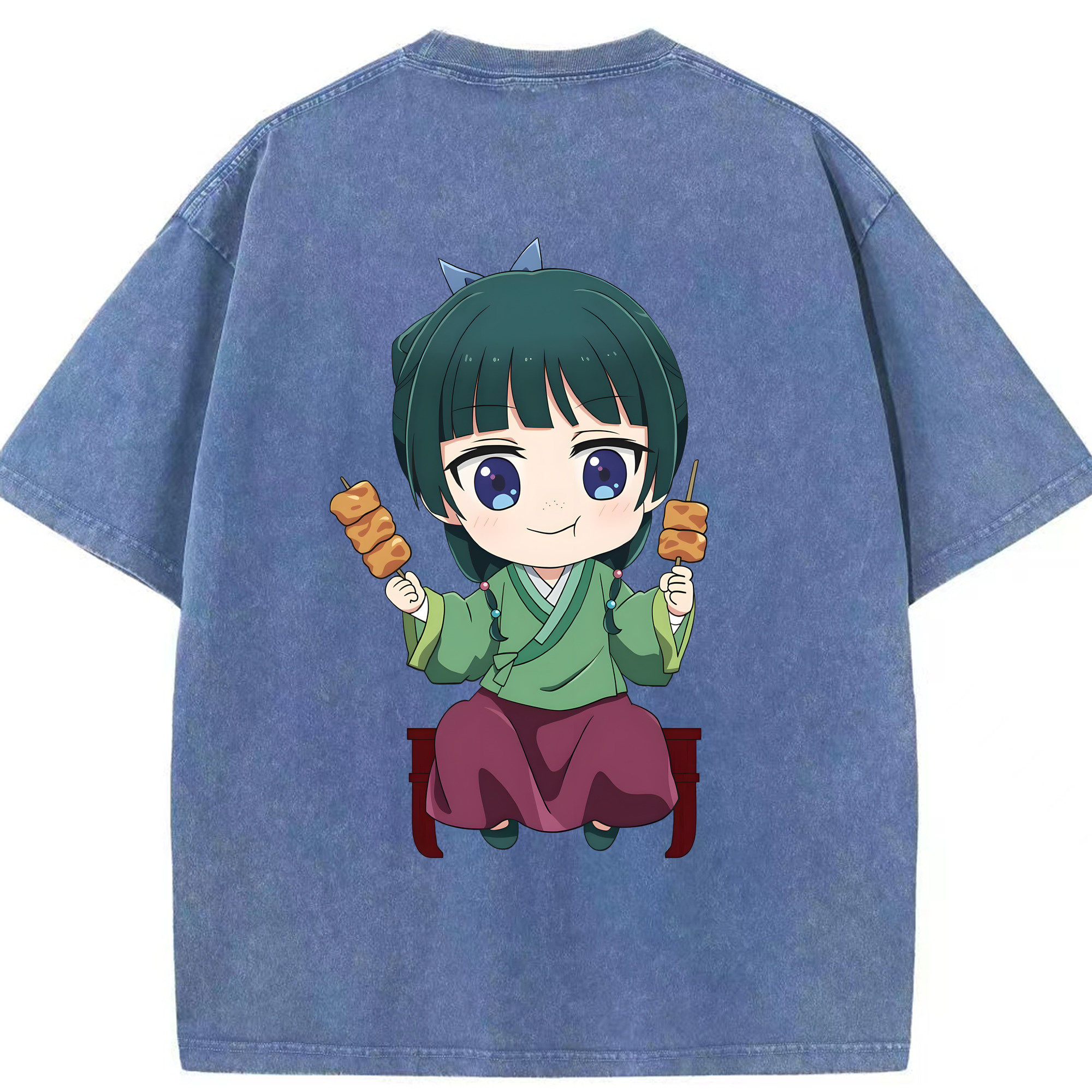 （画像用） 薬屋のひとりごと The Apothecary Diaries 綿100% ヴィンテージ風 半袖Tシャツ（背面プリント）
