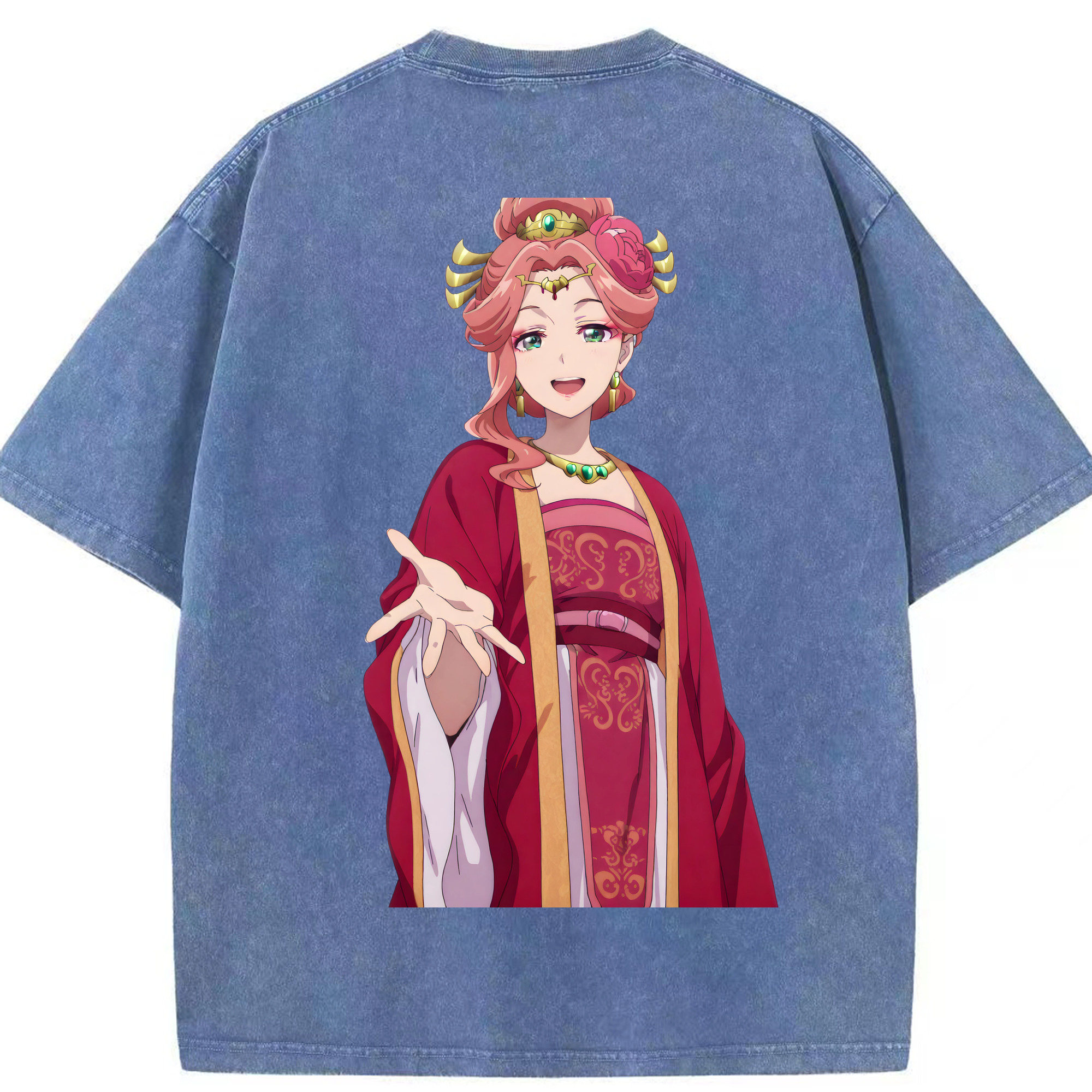 （画像用） 薬屋のひとりごと The Apothecary Diaries 綿100% ヴィンテージ風 半袖Tシャツ（背面プリント）
