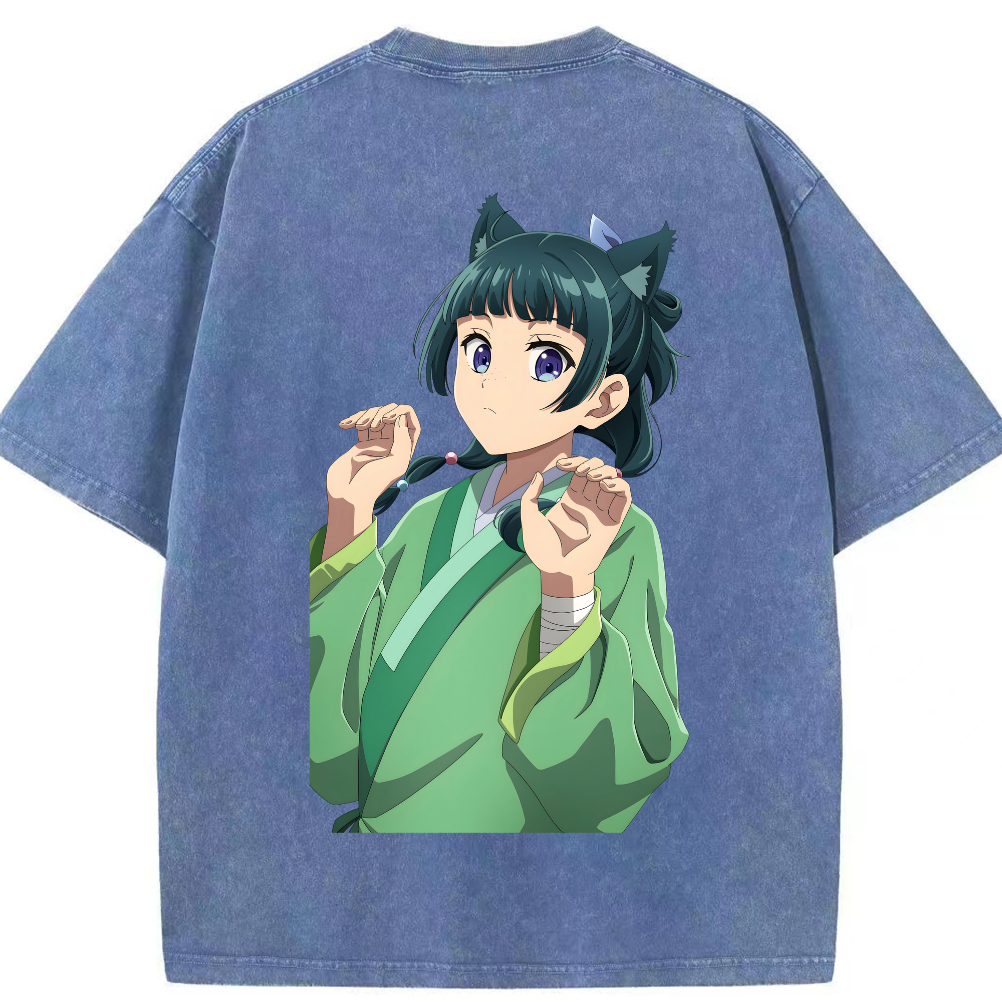 （画像用） 薬屋のひとりごと The Apothecary Diaries 綿100% ヴィンテージ風 半袖Tシャツ（背面プリント）