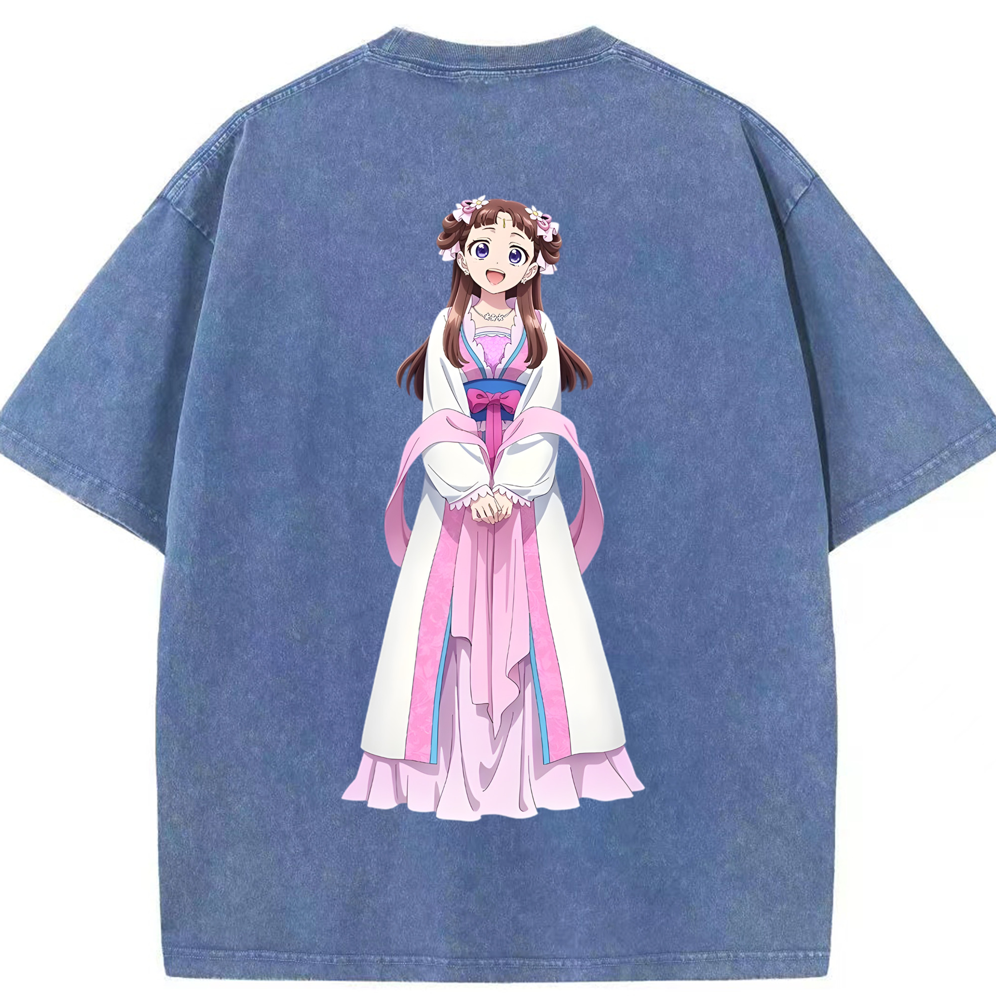 （画像用） 薬屋のひとりごと The Apothecary Diaries 綿100% ヴィンテージ風 半袖Tシャツ（背面プリント）