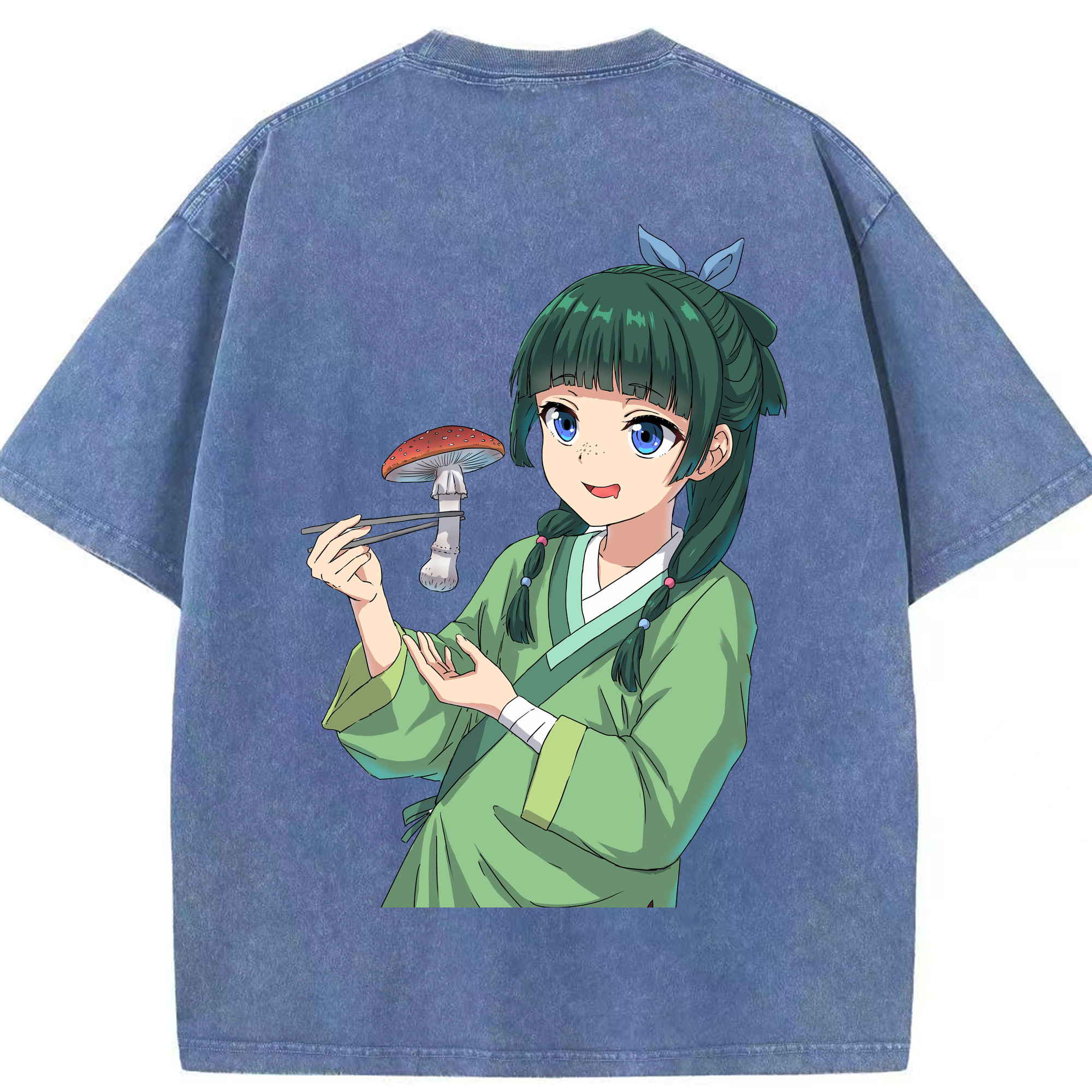 （画像用） 薬屋のひとりごと The Apothecary Diaries 綿100% ヴィンテージ風 半袖Tシャツ（背面プリント）
