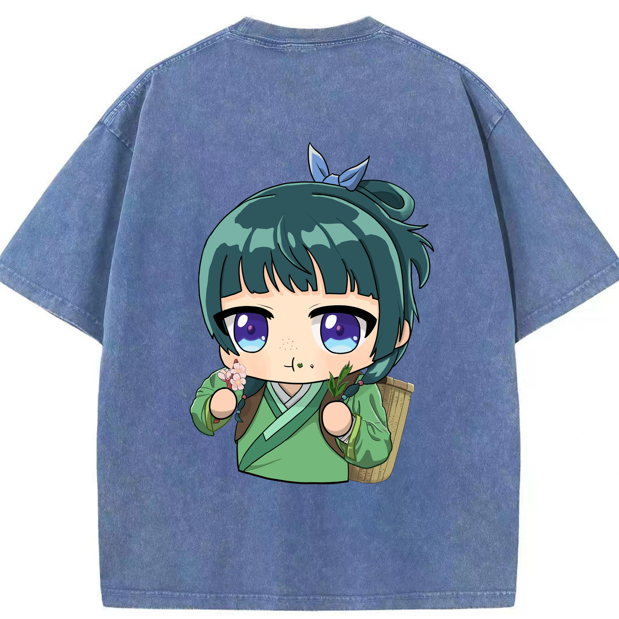 （画像用） 薬屋のひとりごと The Apothecary Diaries 綿100% ヴィンテージ風 半袖Tシャツ（背面プリント）
