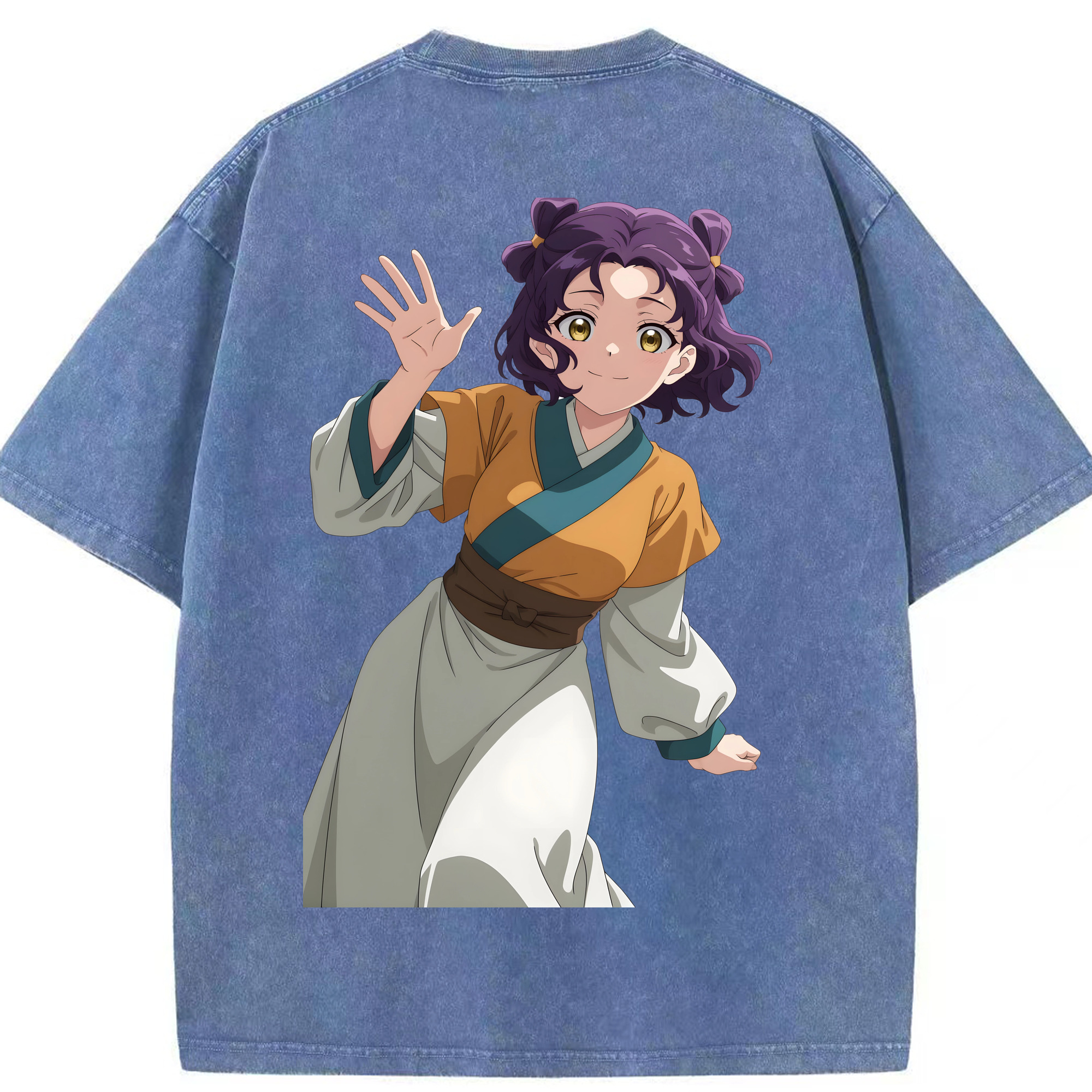 （画像用） 薬屋のひとりごと The Apothecary Diaries 綿100% ヴィンテージ風 半袖Tシャツ（背面プリント）