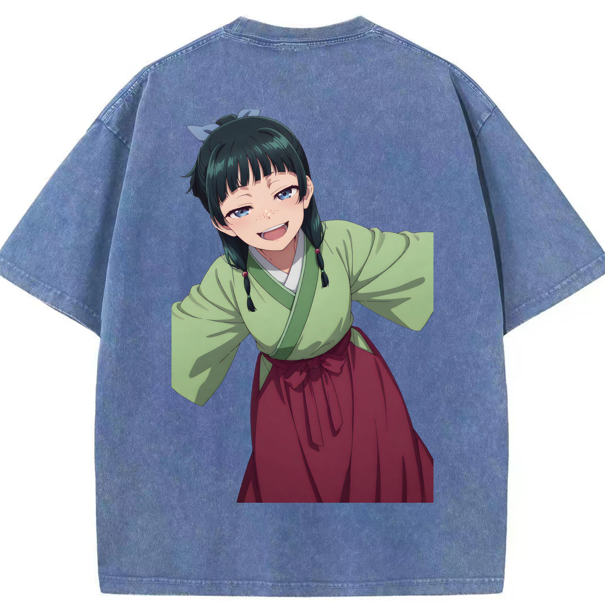 （画像用） 薬屋のひとりごと The Apothecary Diaries 綿100% ヴィンテージ風 半袖Tシャツ（背面プリント）