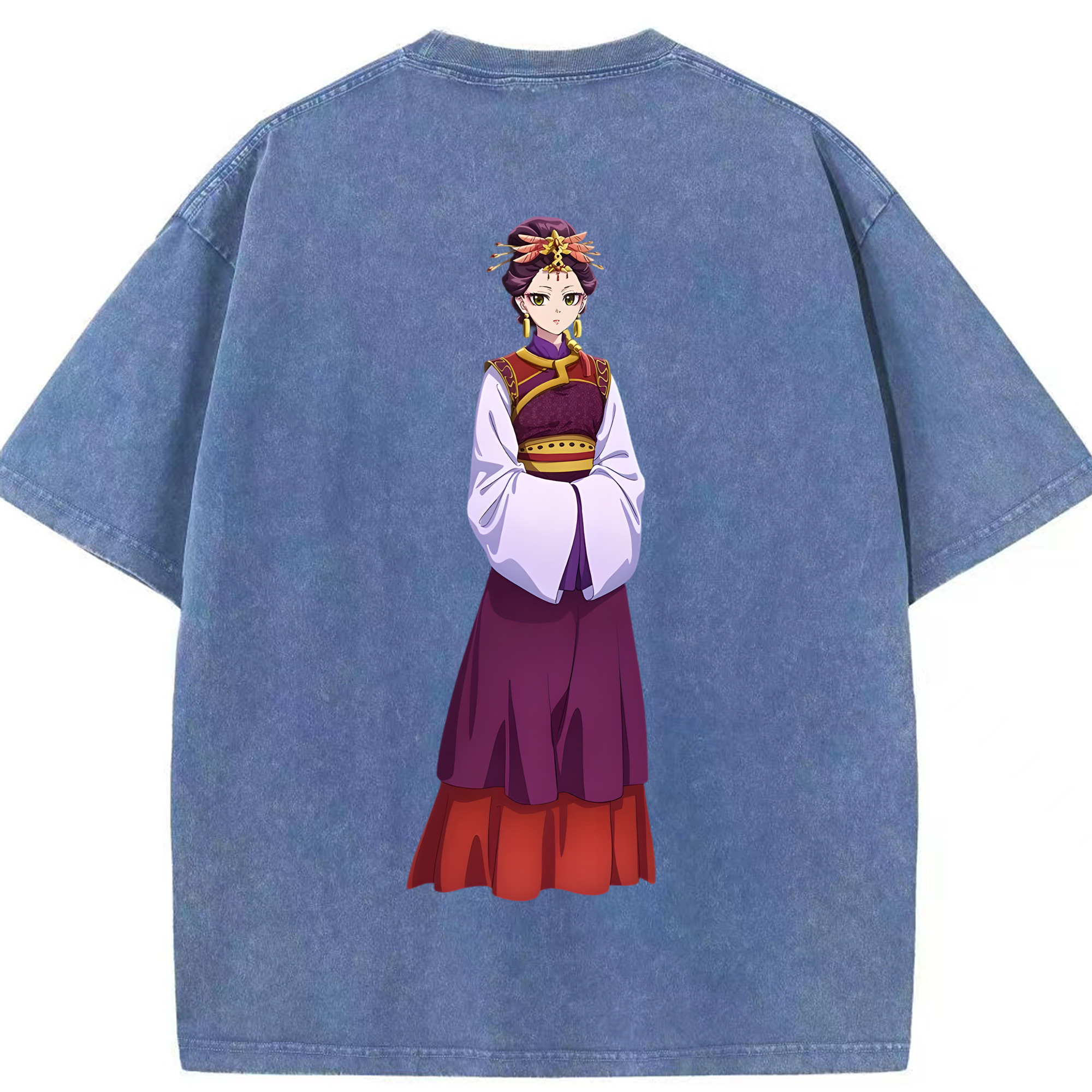 （画像用） 薬屋のひとりごと The Apothecary Diaries 綿100% ヴィンテージ風 半袖Tシャツ（背面プリント）