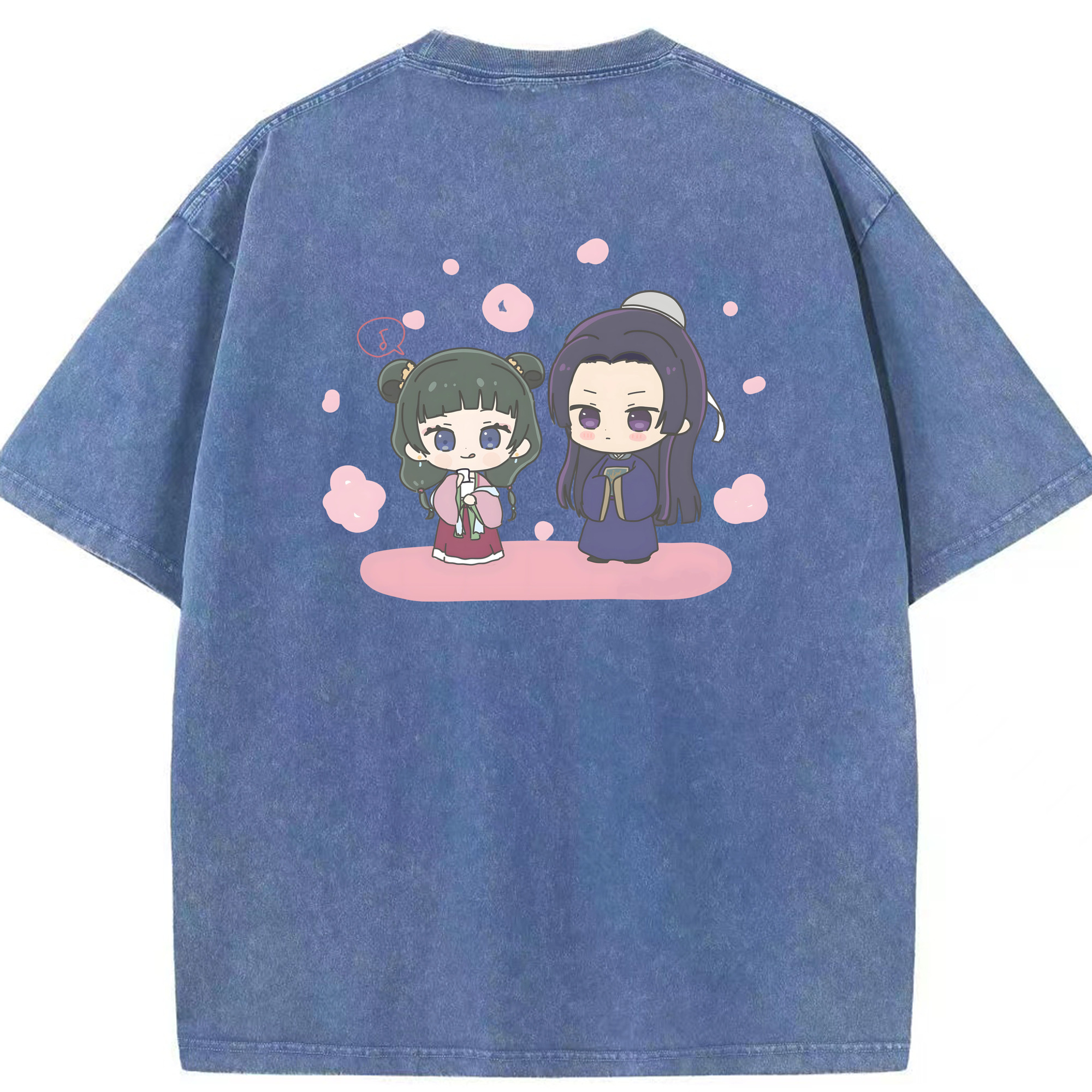 （画像用） 薬屋のひとりごと The Apothecary Diaries 綿100% ヴィンテージ風 半袖Tシャツ（背面プリント）