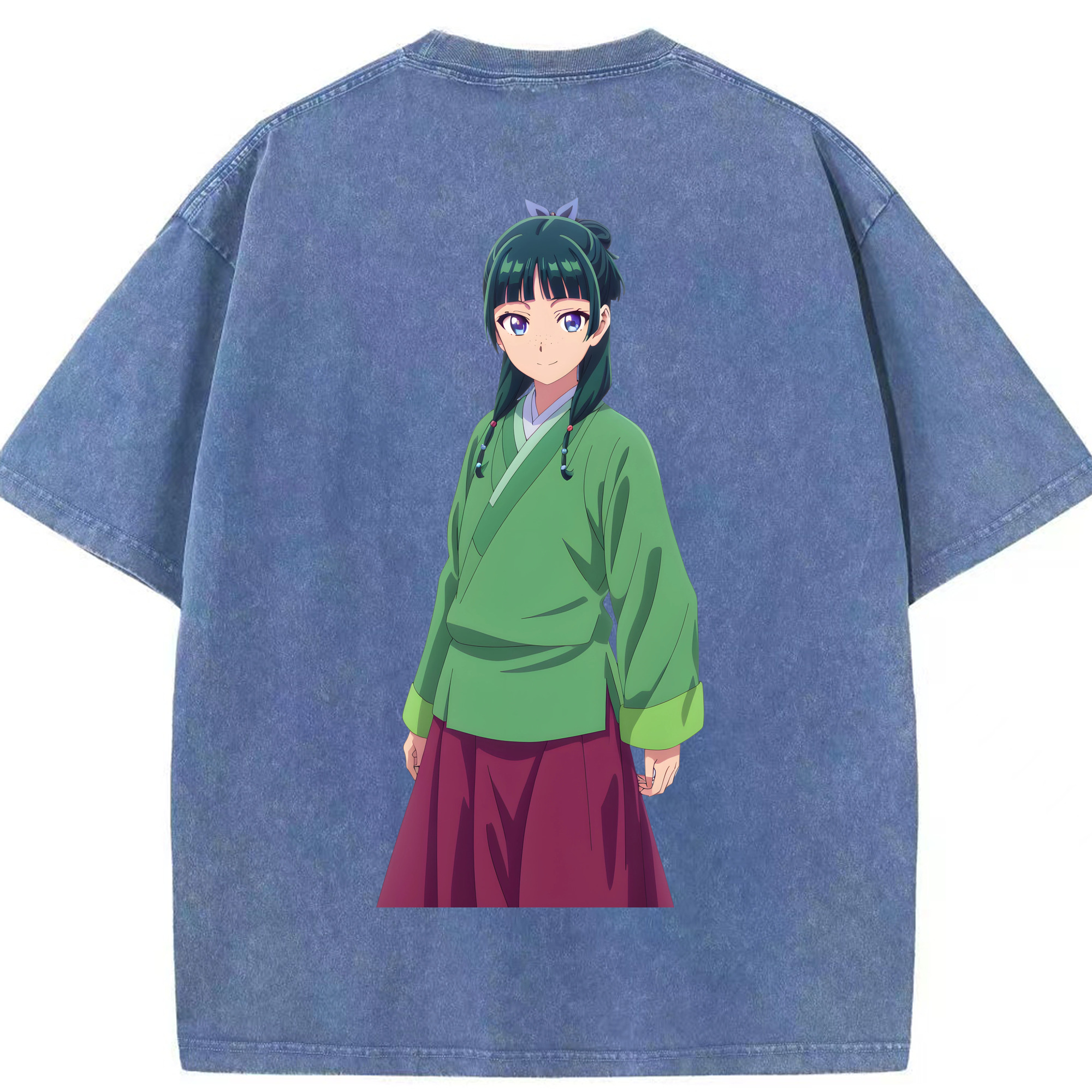 （画像用） 薬屋のひとりごと The Apothecary Diaries 綿100% ヴィンテージ風 半袖Tシャツ（背面プリント）