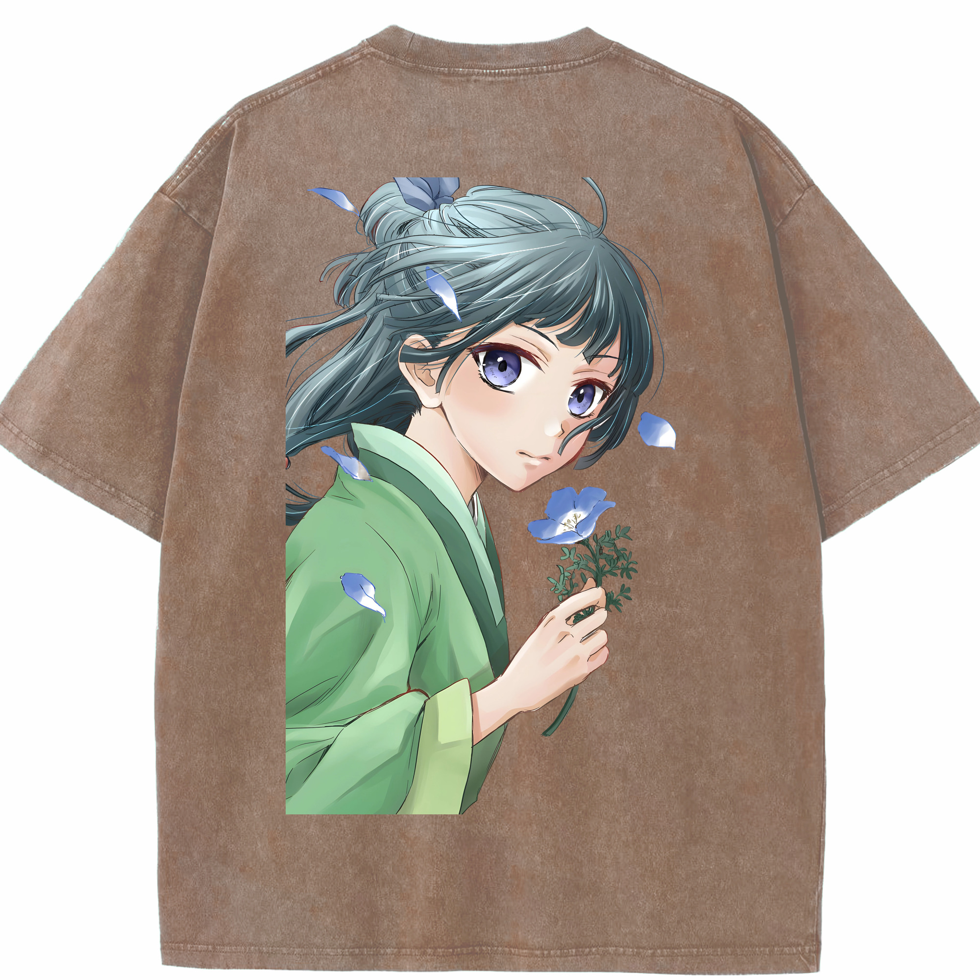 （画像用） 薬屋のひとりごと The Apothecary Diaries 綿100% ヴィンテージ風 半袖Tシャツ（背面プリント）