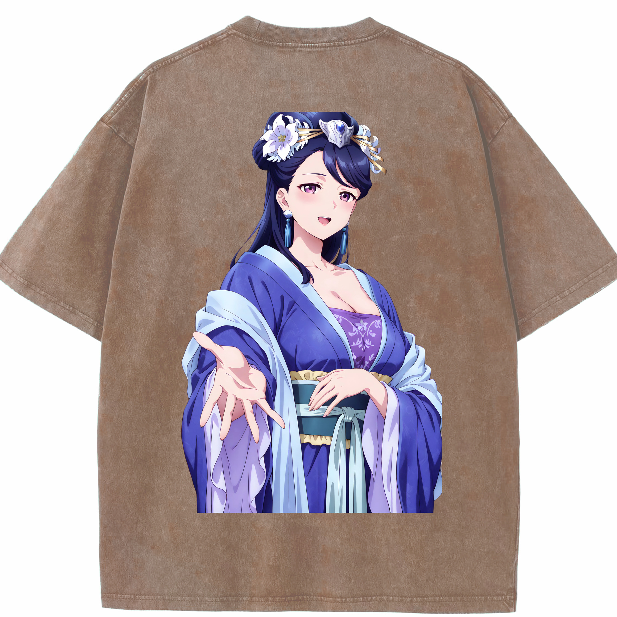 （画像用） 薬屋のひとりごと The Apothecary Diaries 綿100% ヴィンテージ風 半袖Tシャツ（背面プリント）