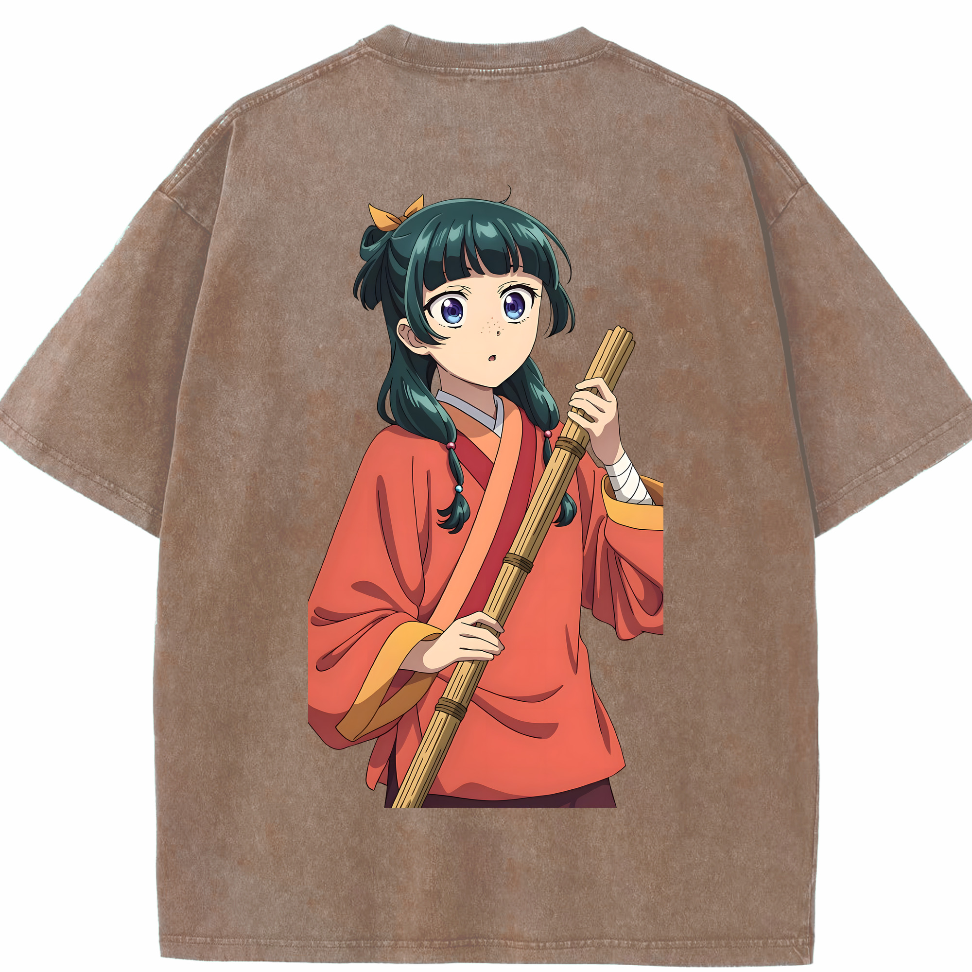 （画像用） 薬屋のひとりごと The Apothecary Diaries 綿100% ヴィンテージ風 半袖Tシャツ（背面プリント）