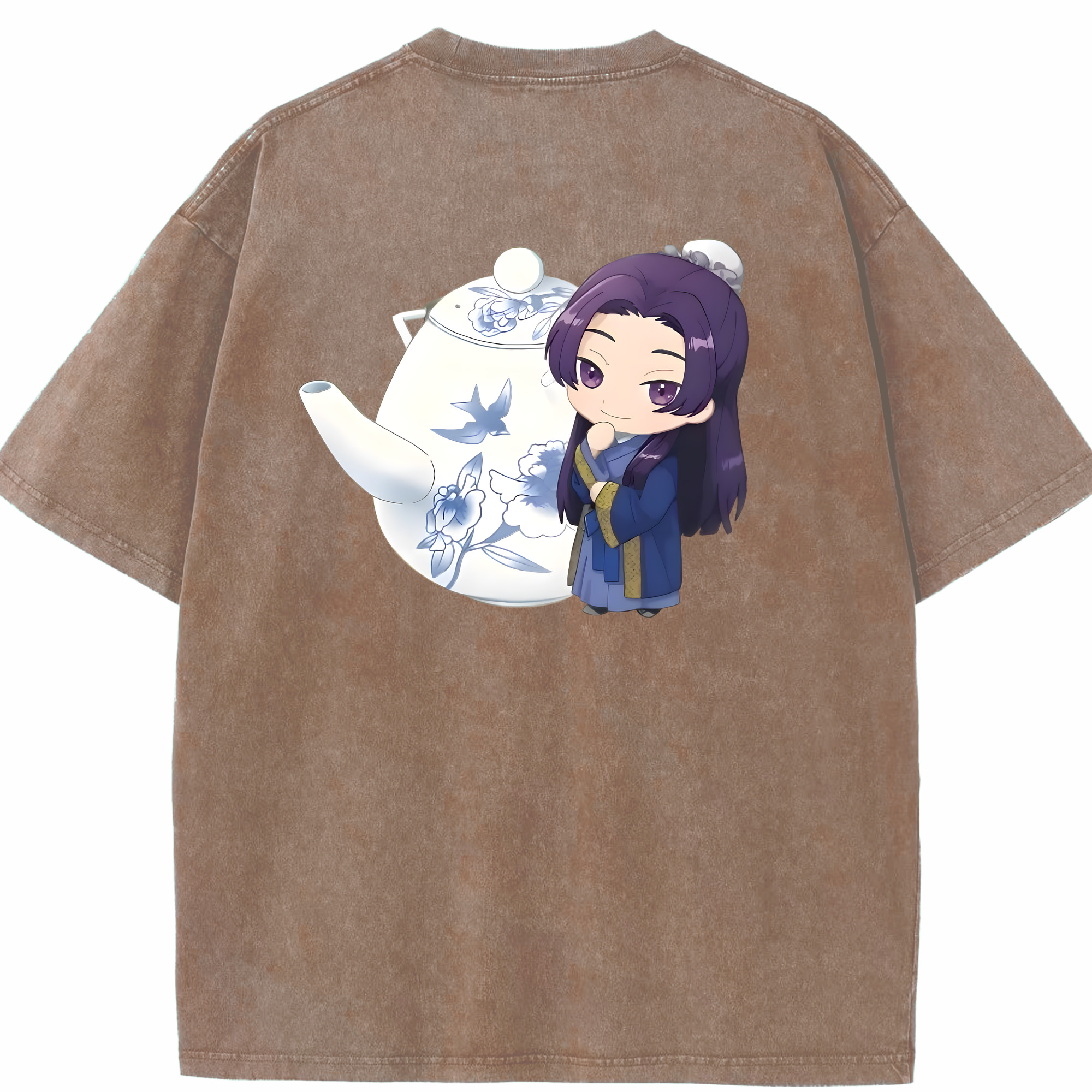 （画像用） 薬屋のひとりごと The Apothecary Diaries 綿100% ヴィンテージ風 半袖Tシャツ（背面プリント）