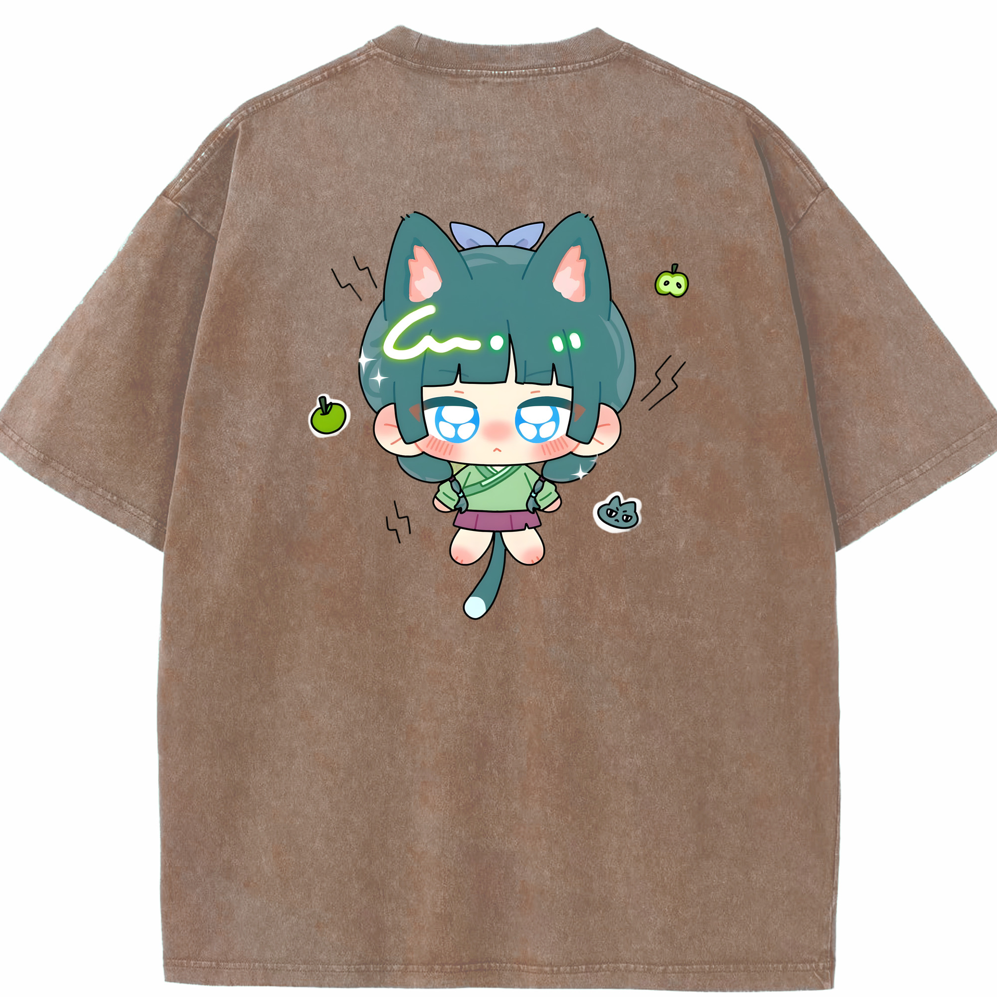（画像用） 薬屋のひとりごと The Apothecary Diaries 綿100% ヴィンテージ風 半袖Tシャツ（背面プリント）