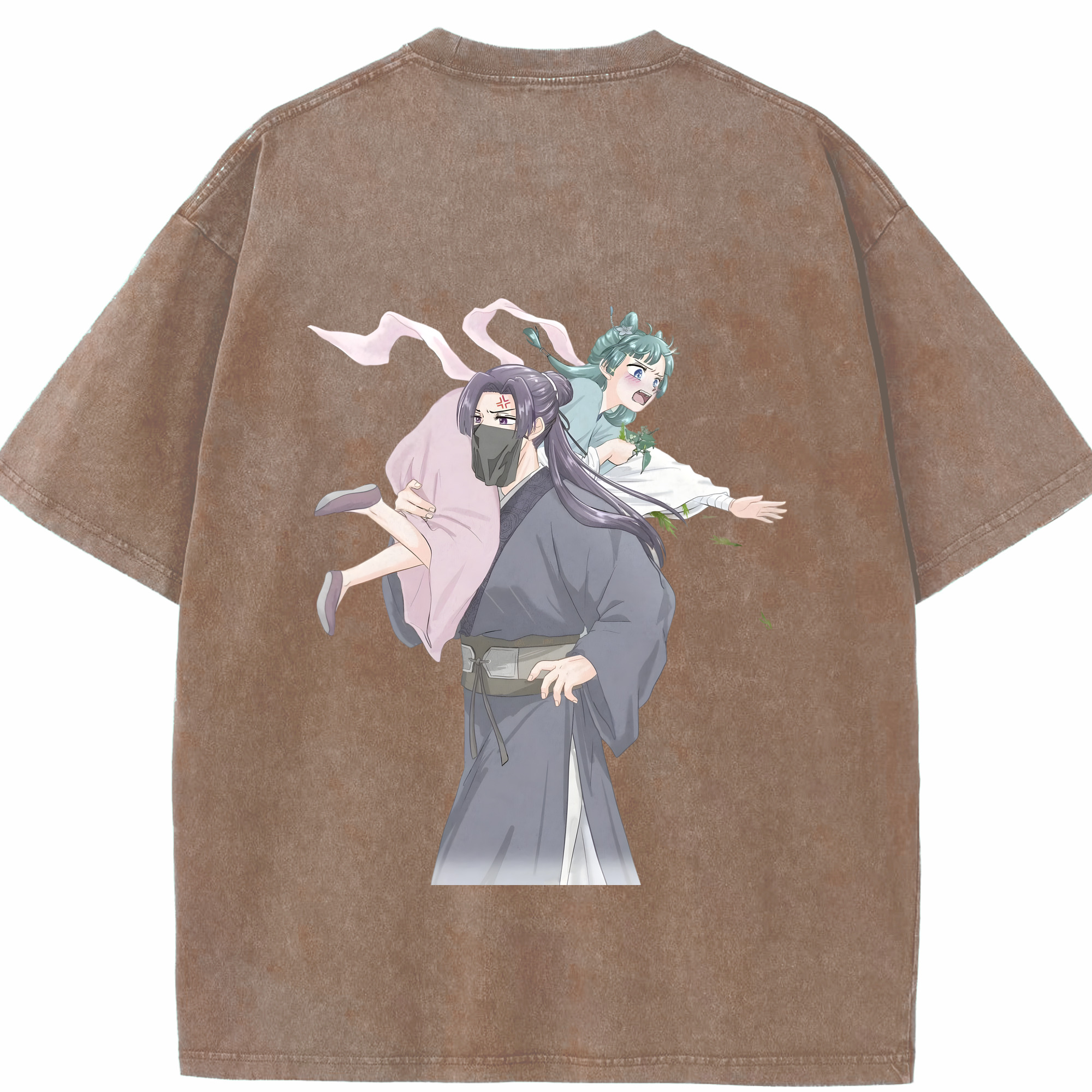 （画像用） 薬屋のひとりごと The Apothecary Diaries 綿100% ヴィンテージ風 半袖Tシャツ（背面プリント）
