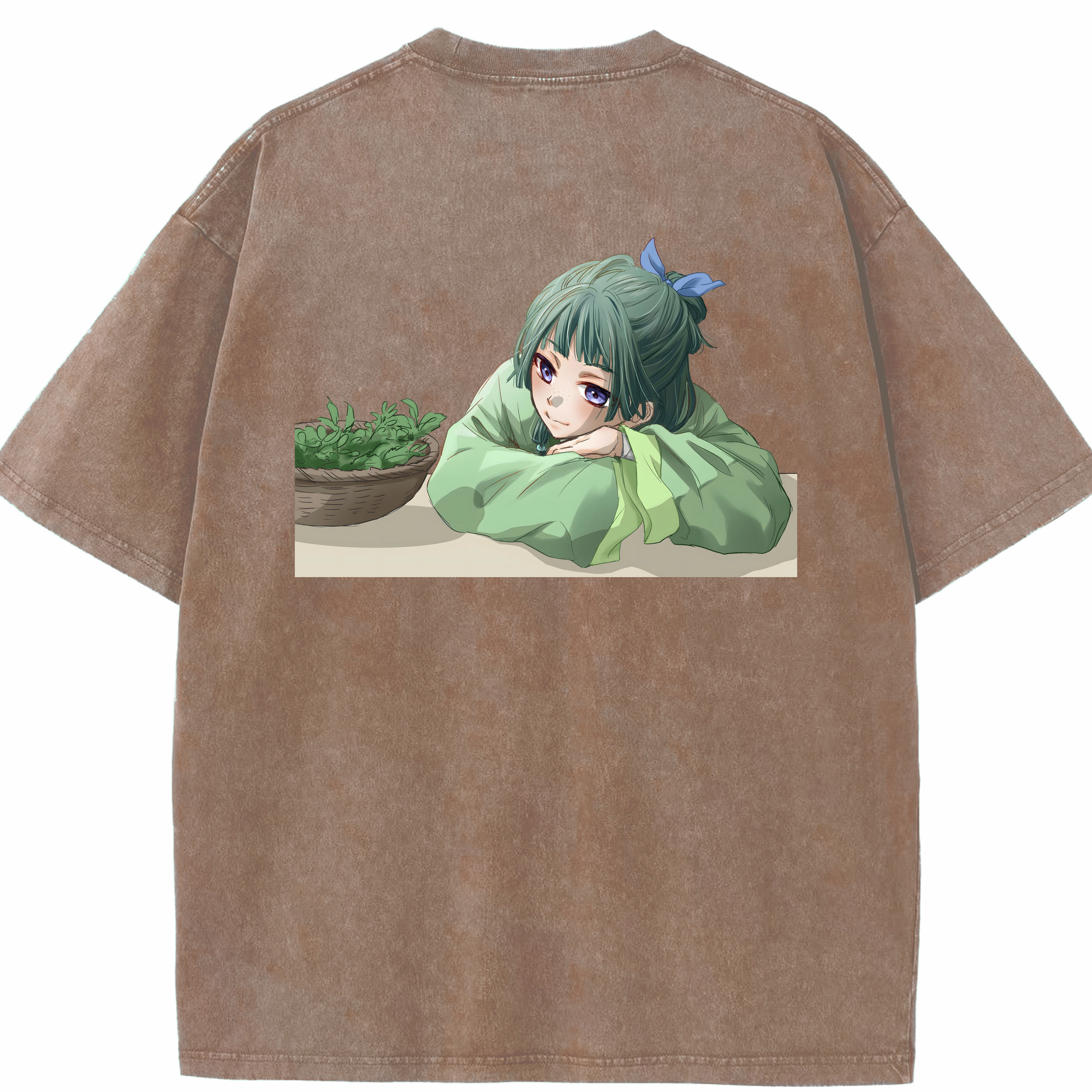 （画像用） 薬屋のひとりごと The Apothecary Diaries 綿100% ヴィンテージ風 半袖Tシャツ（背面プリント）