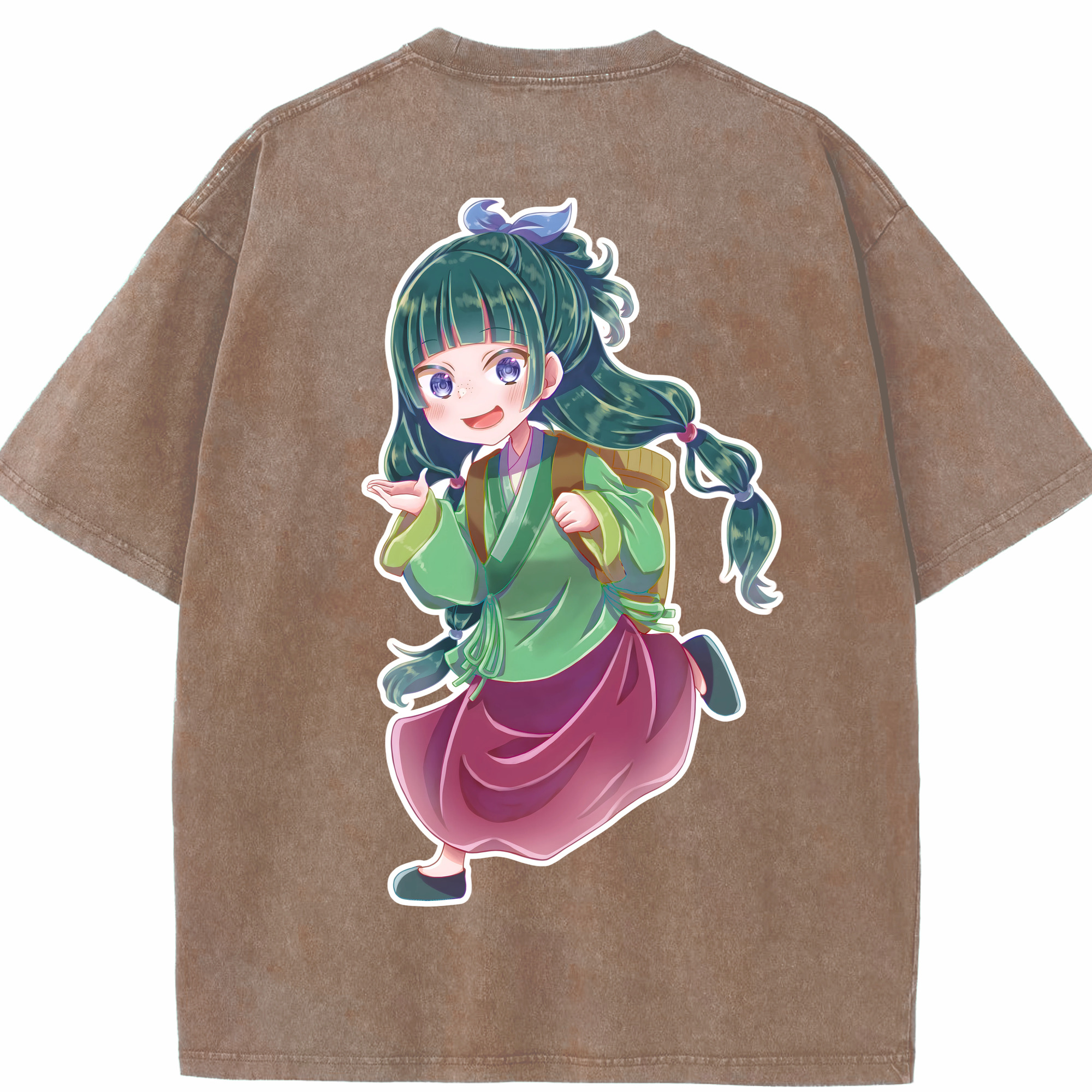 （画像用） 薬屋のひとりごと The Apothecary Diaries 綿100% ヴィンテージ風 半袖Tシャツ（背面プリント）