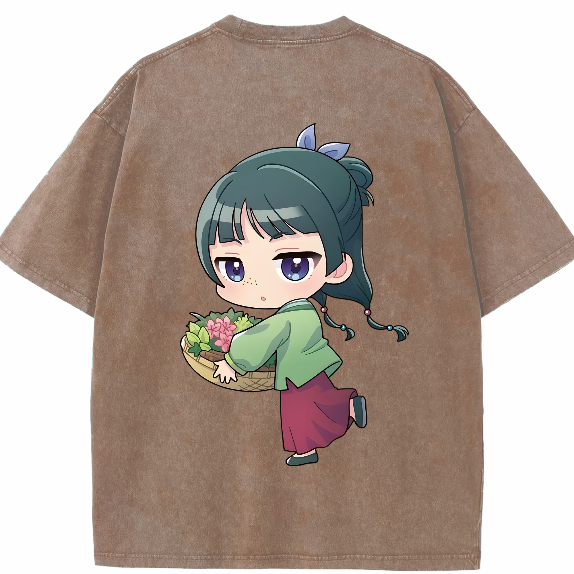 （画像用） 薬屋のひとりごと The Apothecary Diaries 綿100% ヴィンテージ風 半袖Tシャツ（背面プリント）