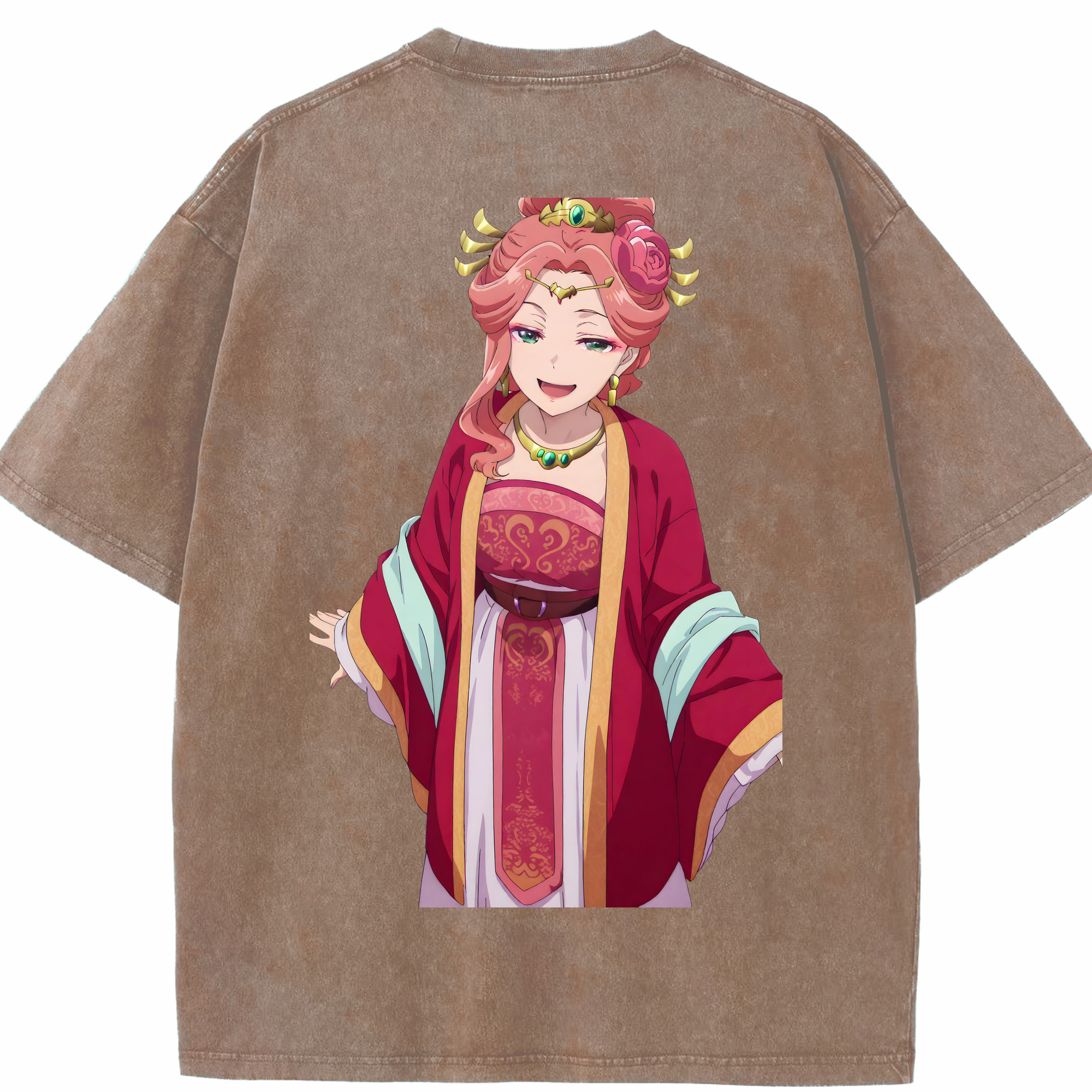 （画像用） 薬屋のひとりごと The Apothecary Diaries 綿100% ヴィンテージ風 半袖Tシャツ（背面プリント）