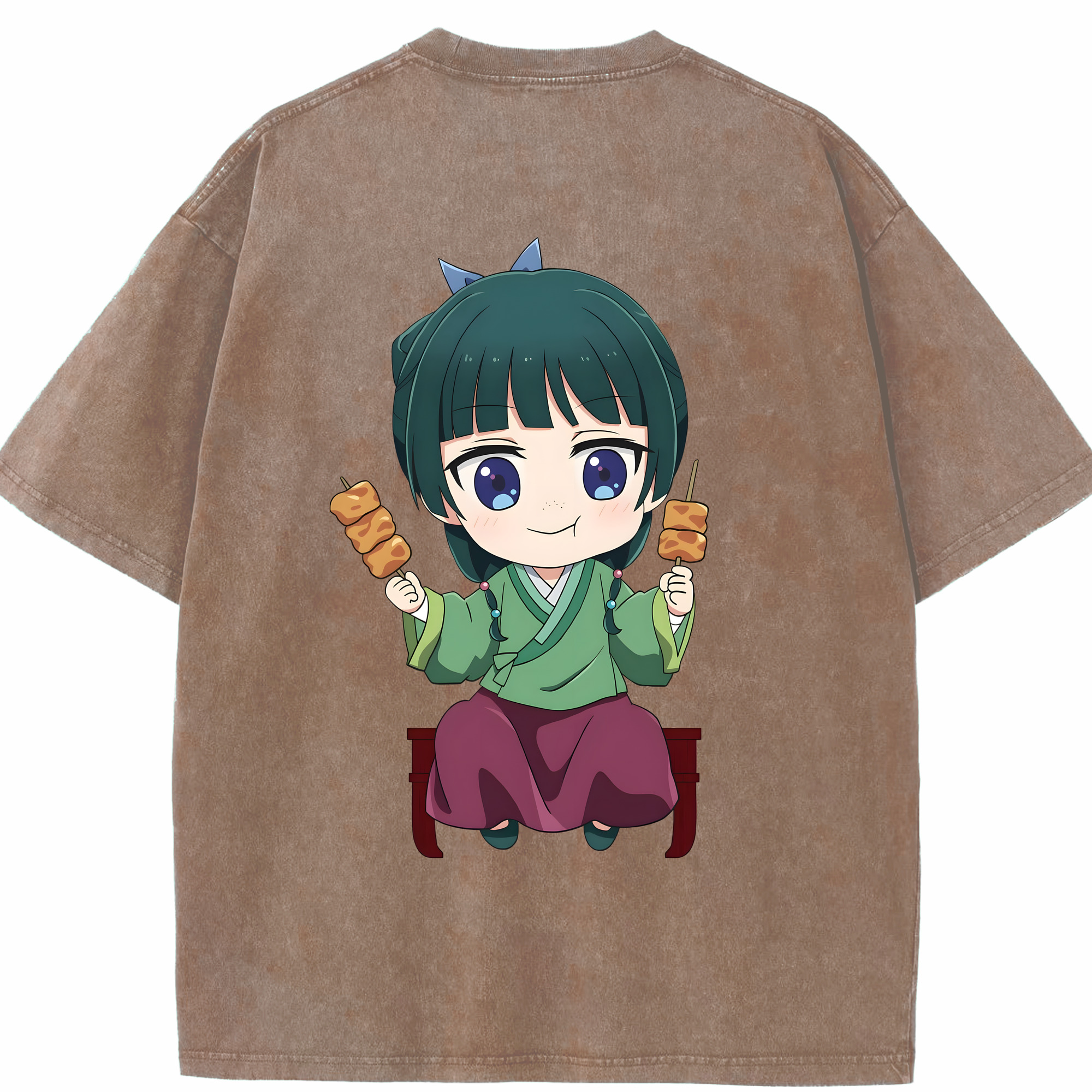 （画像用） 薬屋のひとりごと The Apothecary Diaries 綿100% ヴィンテージ風 半袖Tシャツ（背面プリント）