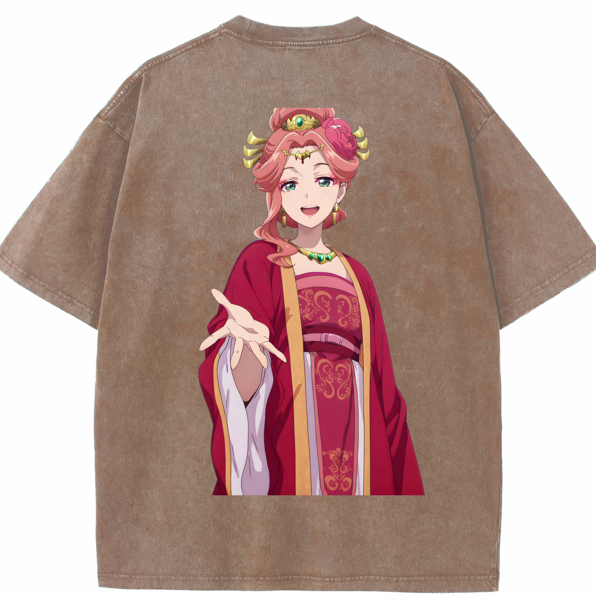 （画像用） 薬屋のひとりごと The Apothecary Diaries 綿100% ヴィンテージ風 半袖Tシャツ（背面プリント）