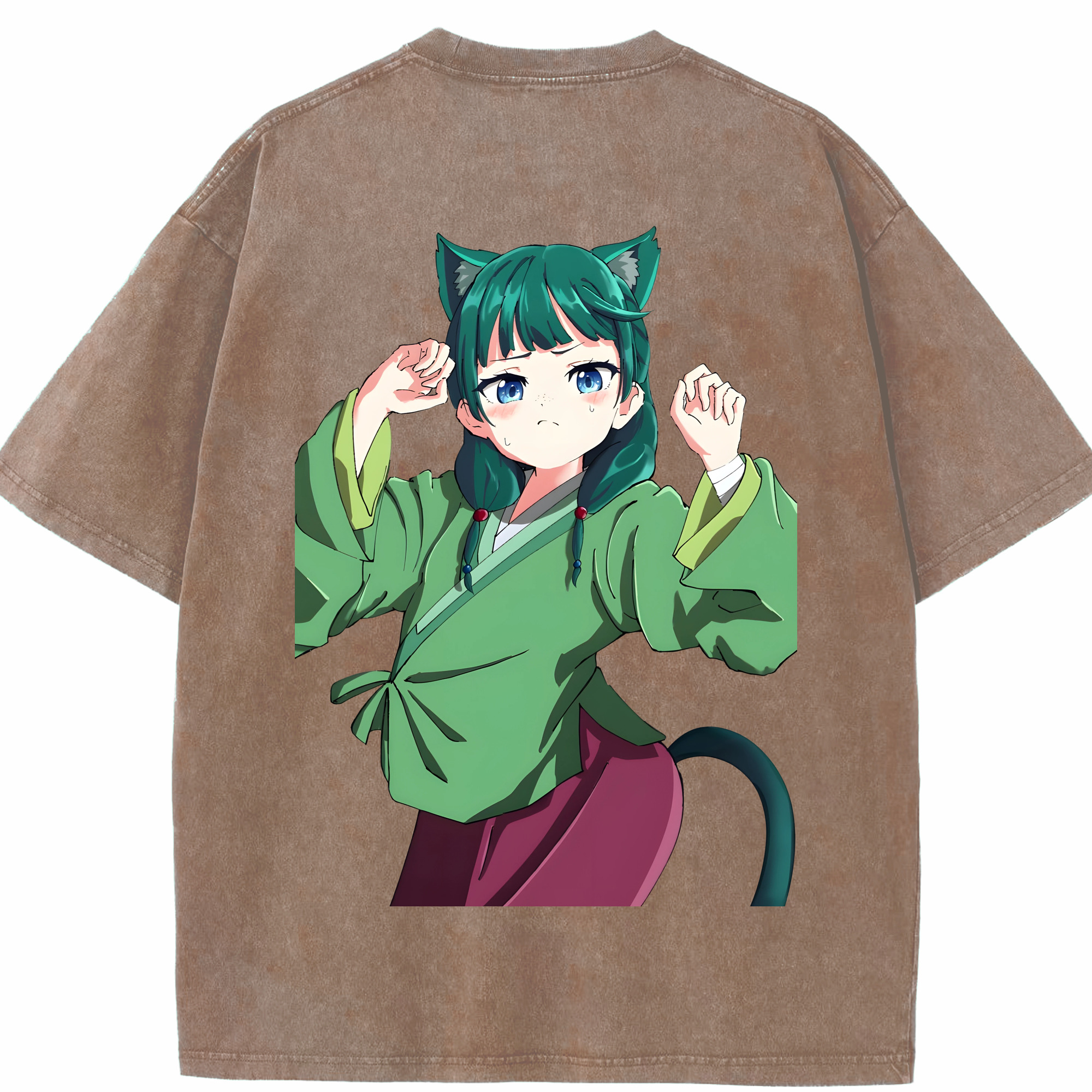 （画像用） 薬屋のひとりごと The Apothecary Diaries 綿100% ヴィンテージ風 半袖Tシャツ（背面プリント）