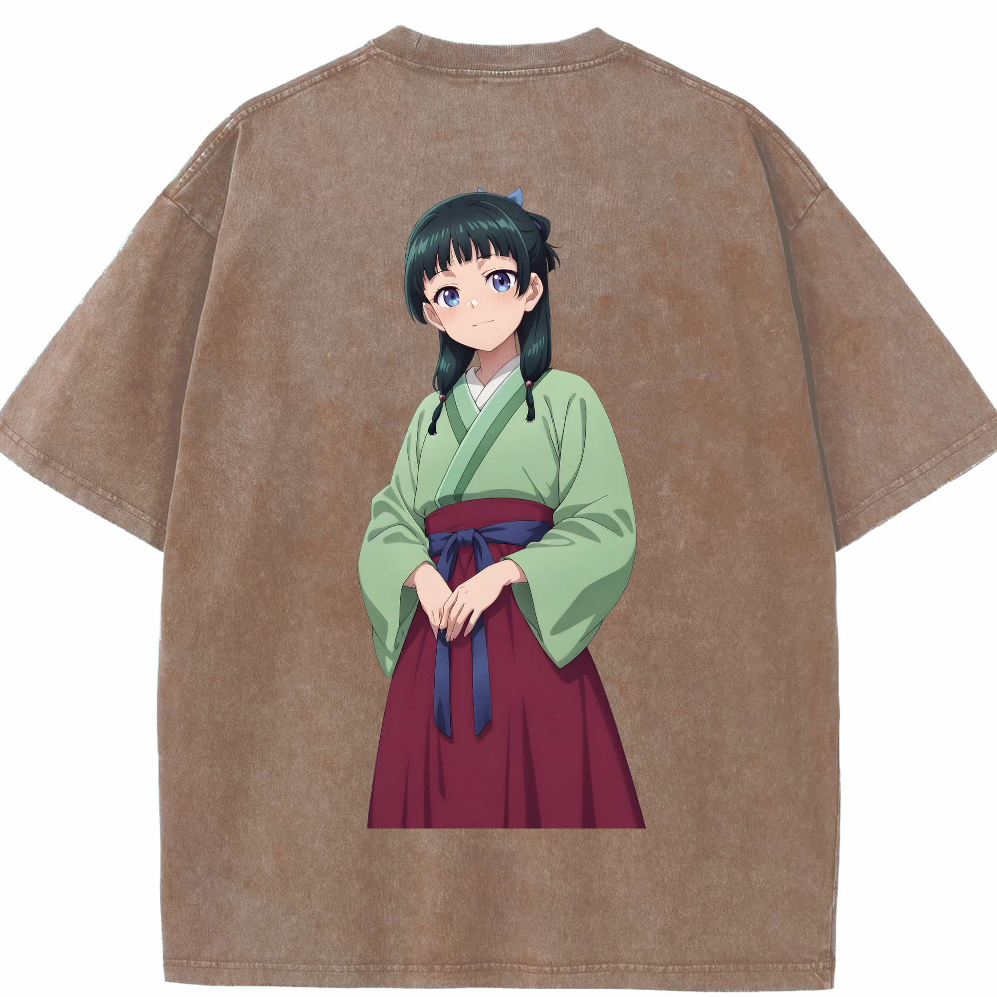 （画像用） 薬屋のひとりごと The Apothecary Diaries 綿100% ヴィンテージ風 半袖Tシャツ（背面プリント）