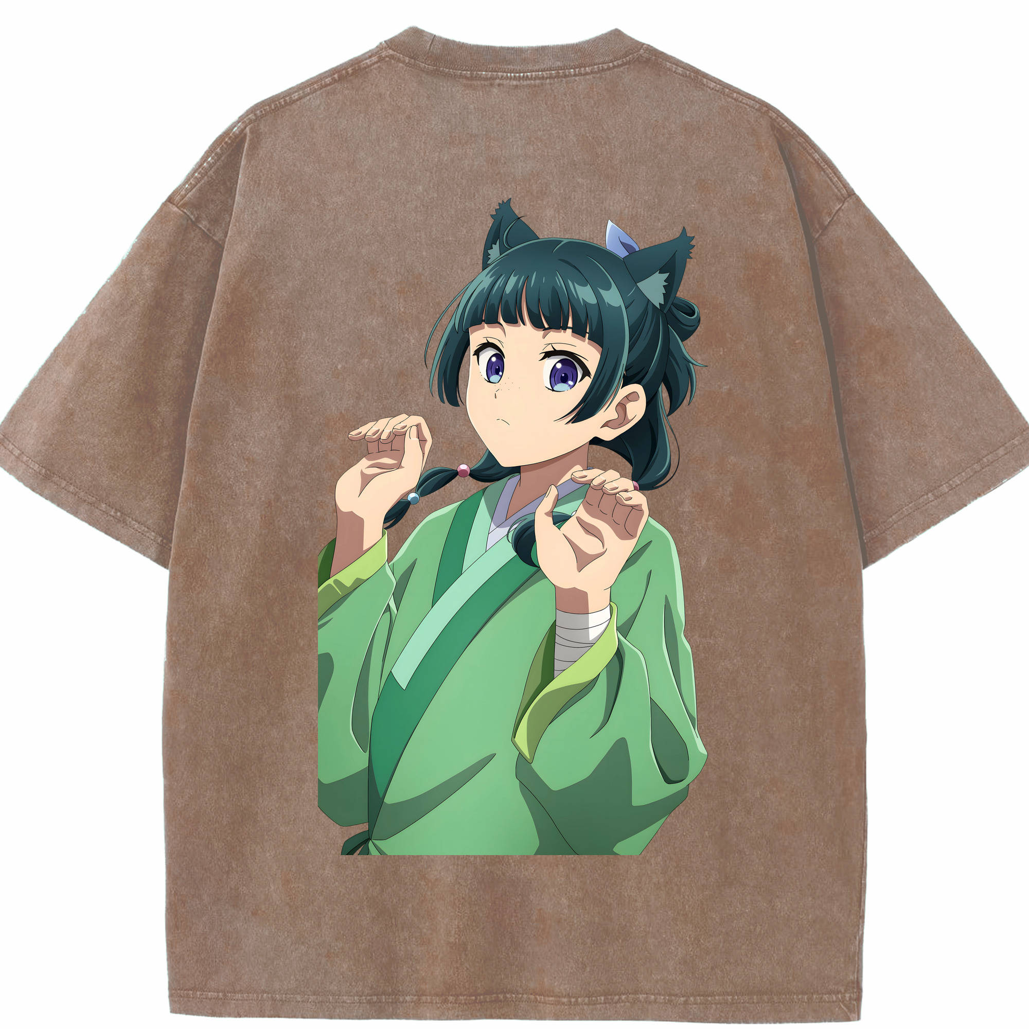 （画像用） 薬屋のひとりごと The Apothecary Diaries 綿100% ヴィンテージ風 半袖Tシャツ（背面プリント）