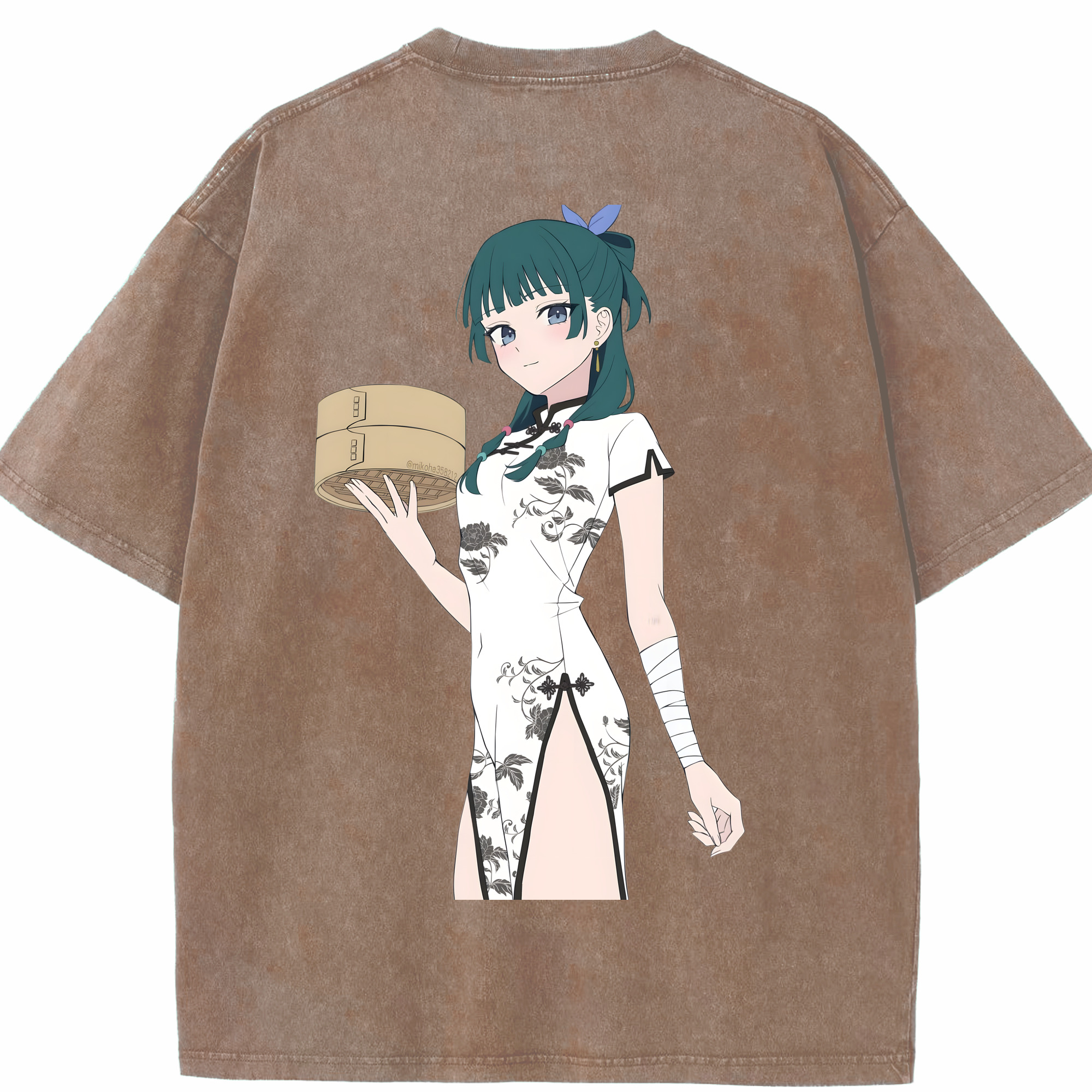 （画像用） 薬屋のひとりごと The Apothecary Diaries 綿100% ヴィンテージ風 半袖Tシャツ（背面プリント）