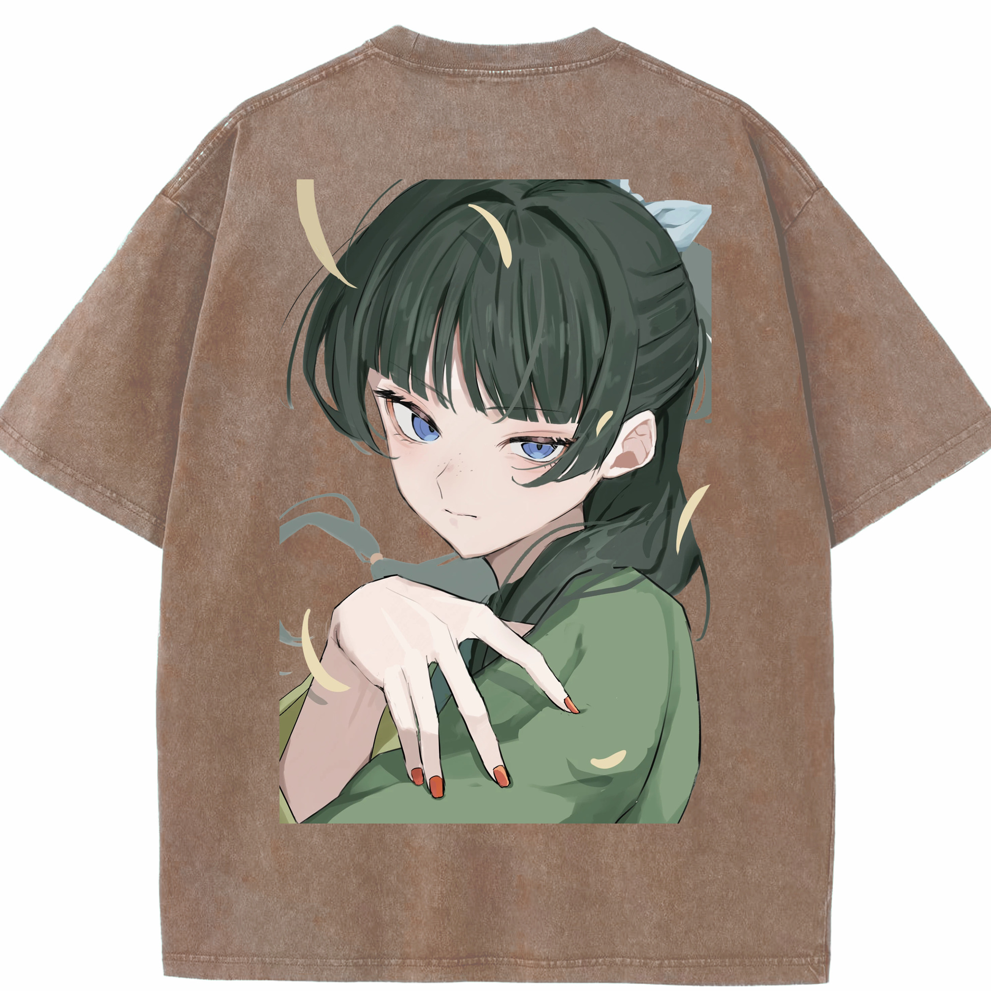 （画像用） 薬屋のひとりごと The Apothecary Diaries 綿100% ヴィンテージ風 半袖Tシャツ（背面プリント）