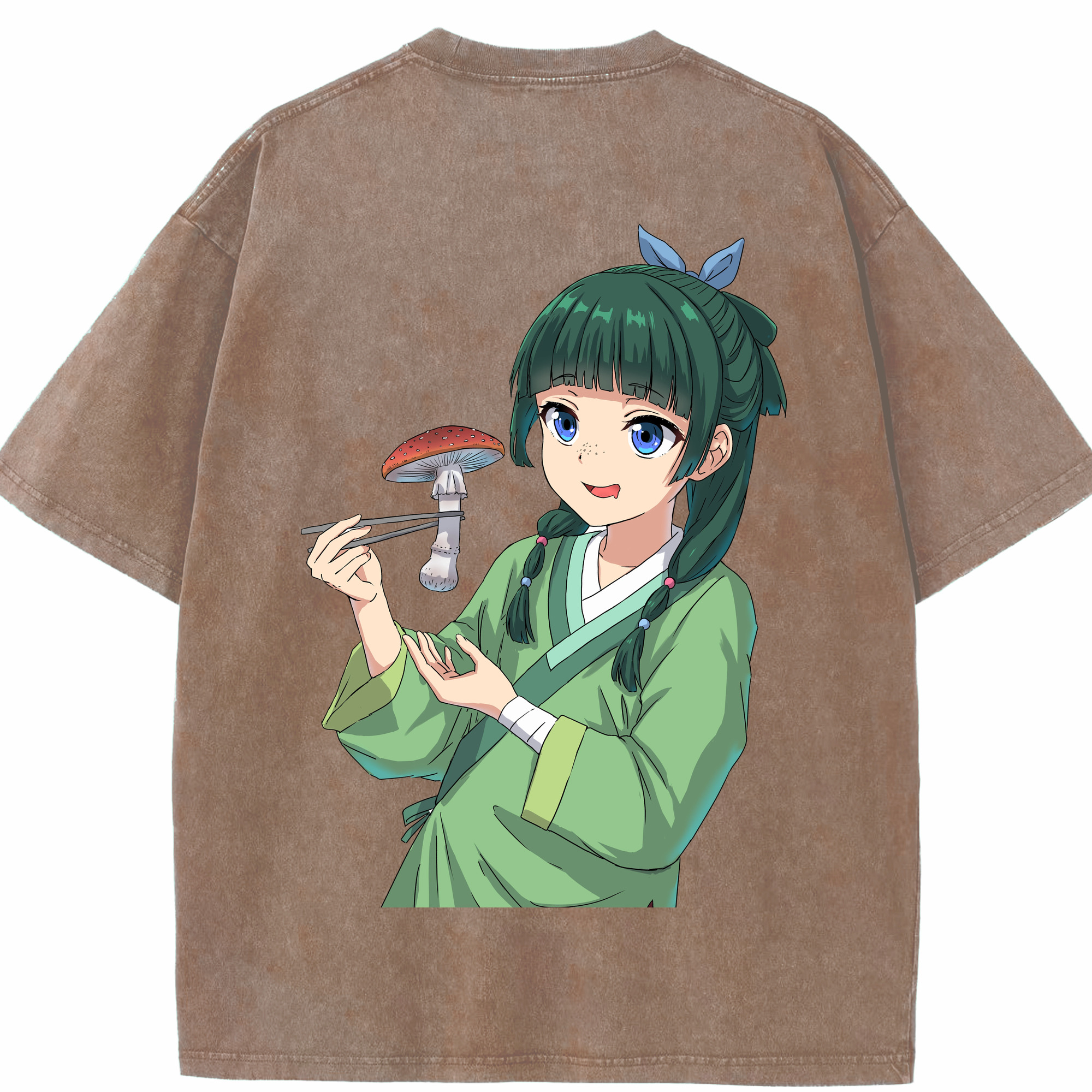 （画像用） 薬屋のひとりごと The Apothecary Diaries 綿100% ヴィンテージ風 半袖Tシャツ（背面プリント）