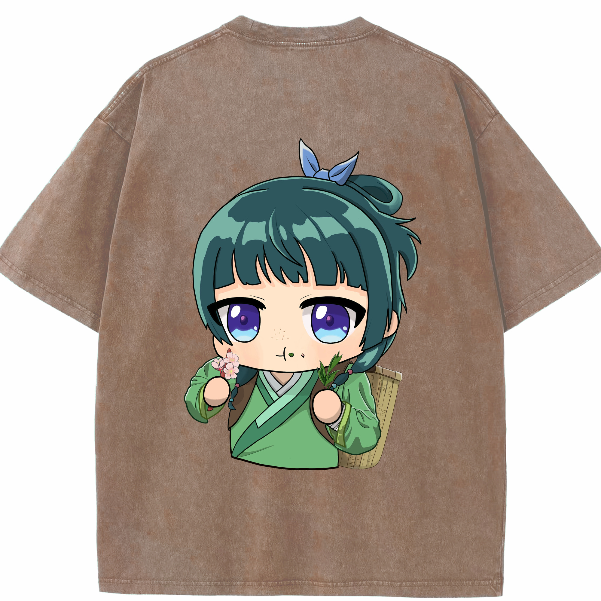 （画像用） 薬屋のひとりごと The Apothecary Diaries 綿100% ヴィンテージ風 半袖Tシャツ（背面プリント）