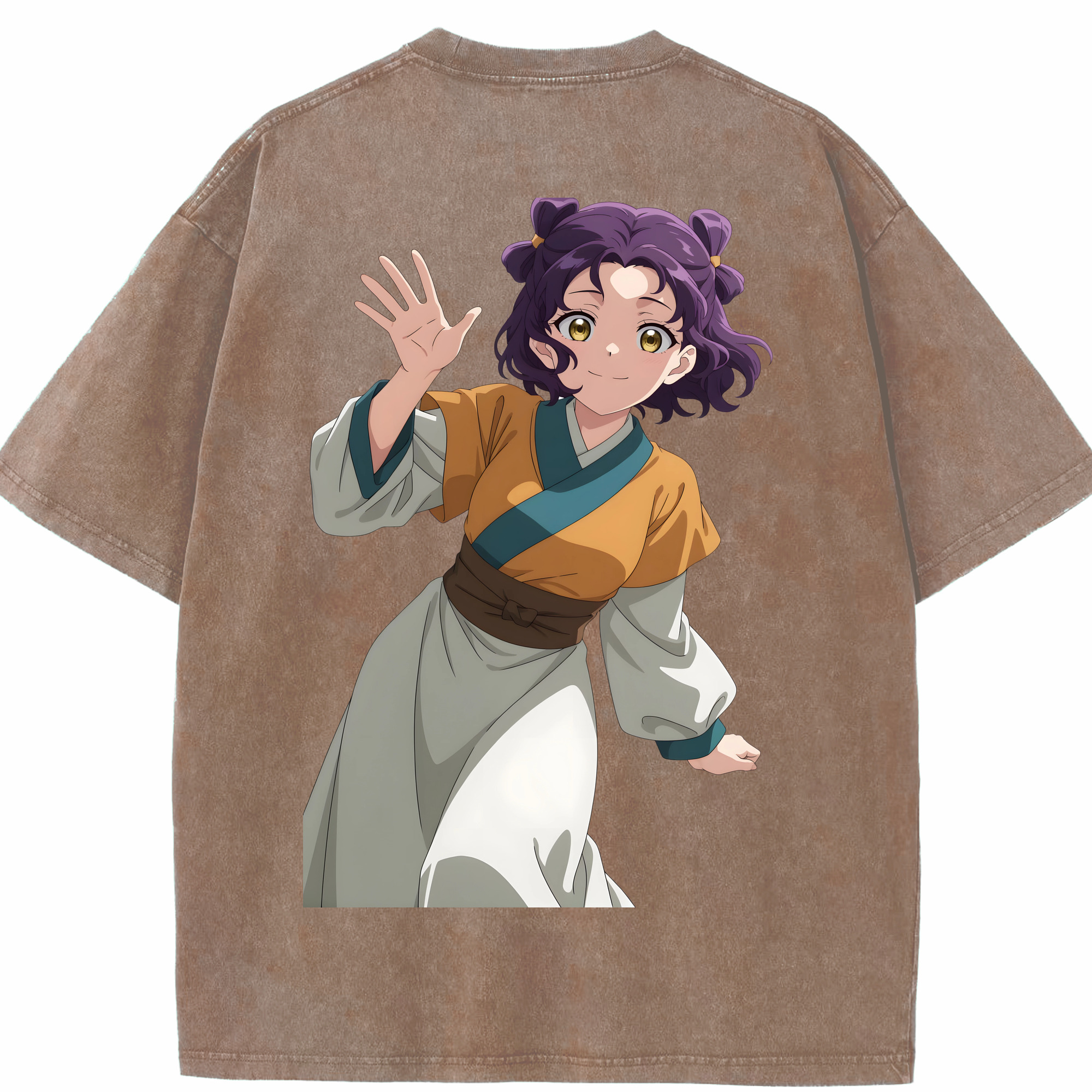 （画像用） 薬屋のひとりごと The Apothecary Diaries 綿100% ヴィンテージ風 半袖Tシャツ（背面プリント）