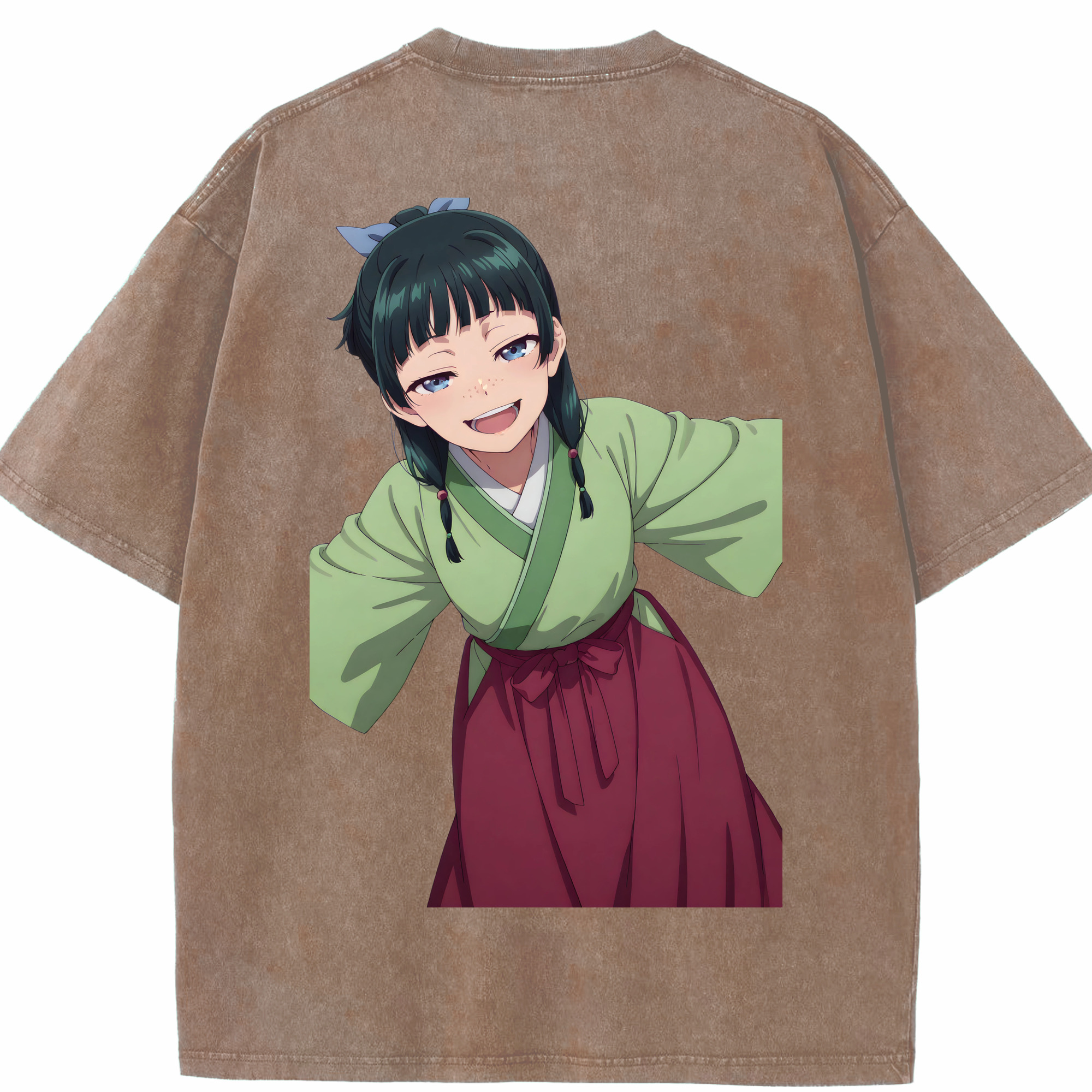 （画像用） 薬屋のひとりごと The Apothecary Diaries 綿100% ヴィンテージ風 半袖Tシャツ（背面プリント）