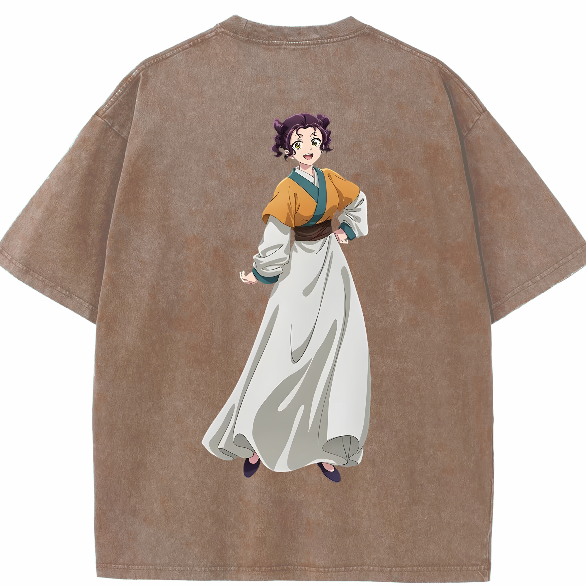 （画像用） 薬屋のひとりごと The Apothecary Diaries 綿100% ヴィンテージ風 半袖Tシャツ（背面プリント）