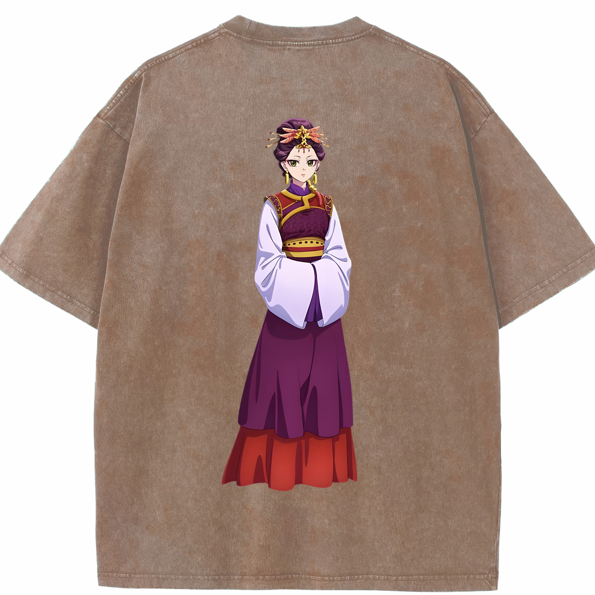 （画像用） 薬屋のひとりごと The Apothecary Diaries 綿100% ヴィンテージ風 半袖Tシャツ（背面プリント）