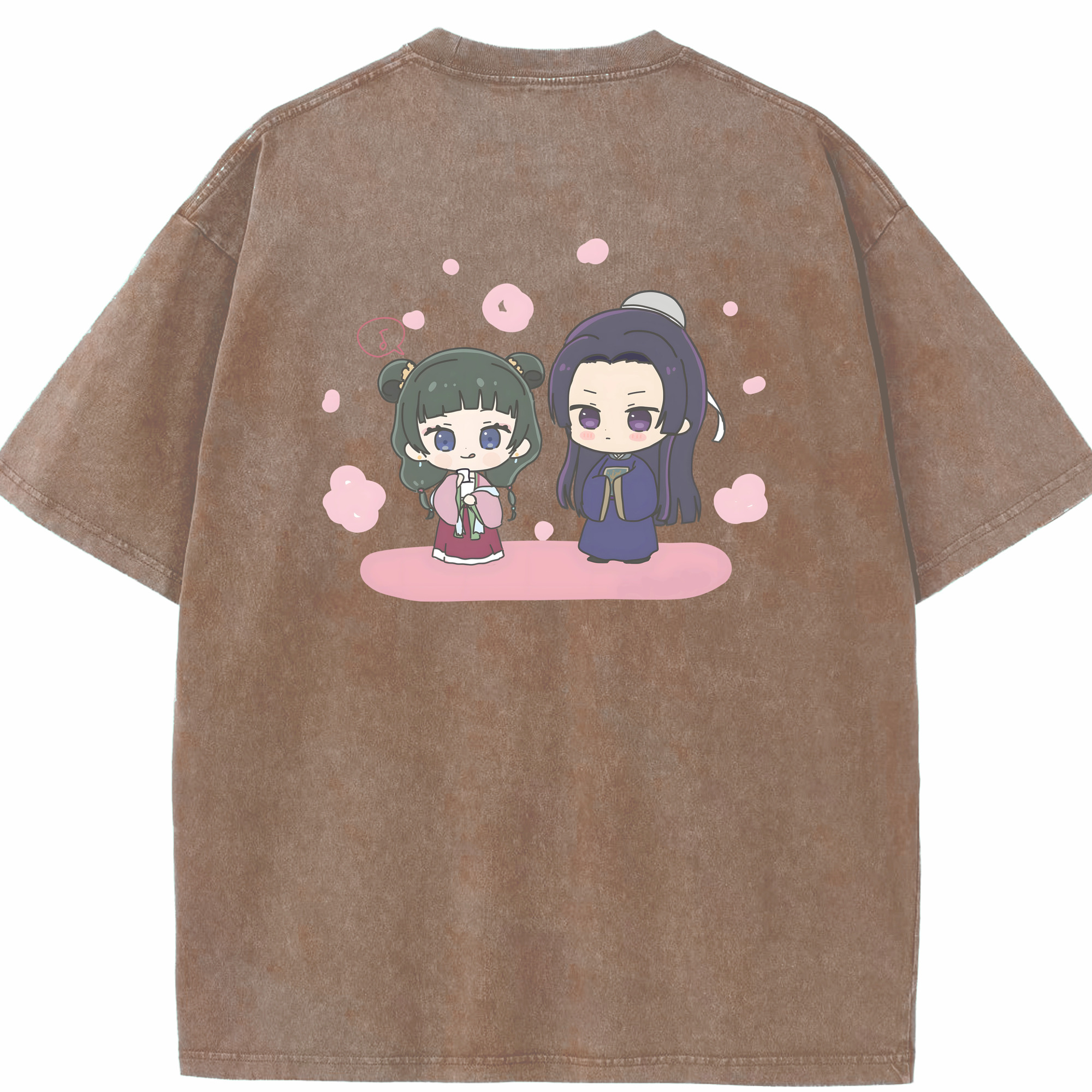（画像用） 薬屋のひとりごと The Apothecary Diaries 綿100% ヴィンテージ風 半袖Tシャツ（背面プリント）