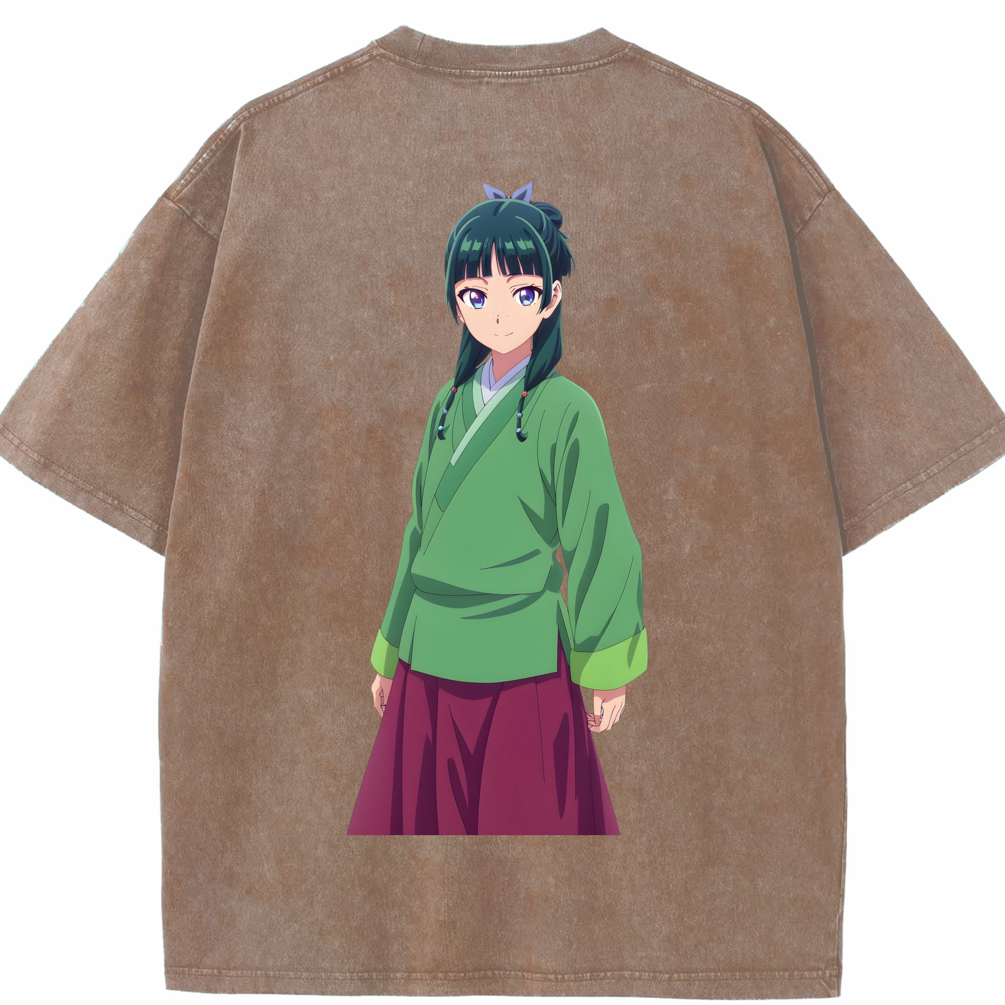 （画像用） 薬屋のひとりごと The Apothecary Diaries 綿100% ヴィンテージ風 半袖Tシャツ（背面プリント）