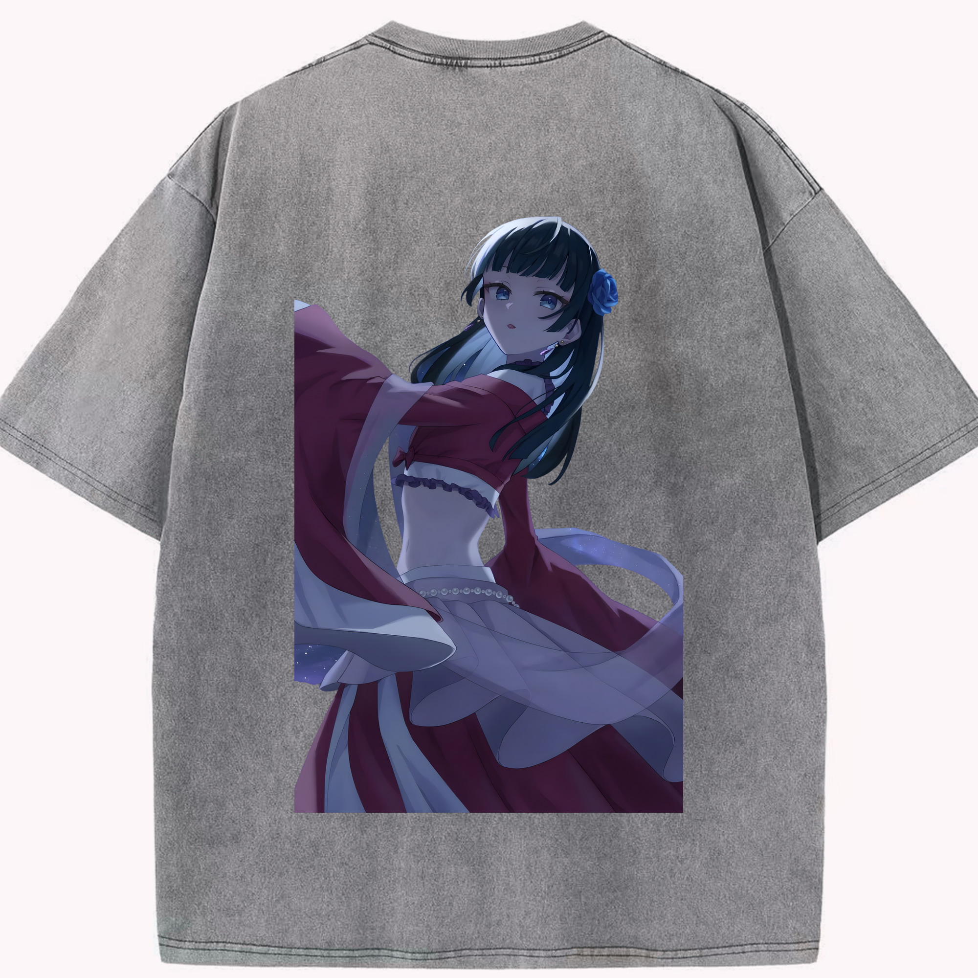 （画像用） 薬屋のひとりごと The Apothecary Diaries 綿100% ヴィンテージ風 半袖Tシャツ（背面プリント）