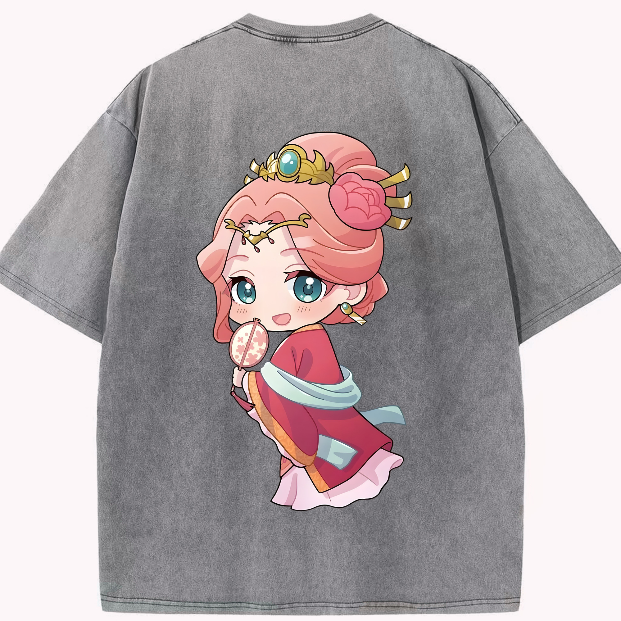 （画像用） 薬屋のひとりごと The Apothecary Diaries 綿100% ヴィンテージ風 半袖Tシャツ（背面プリント）