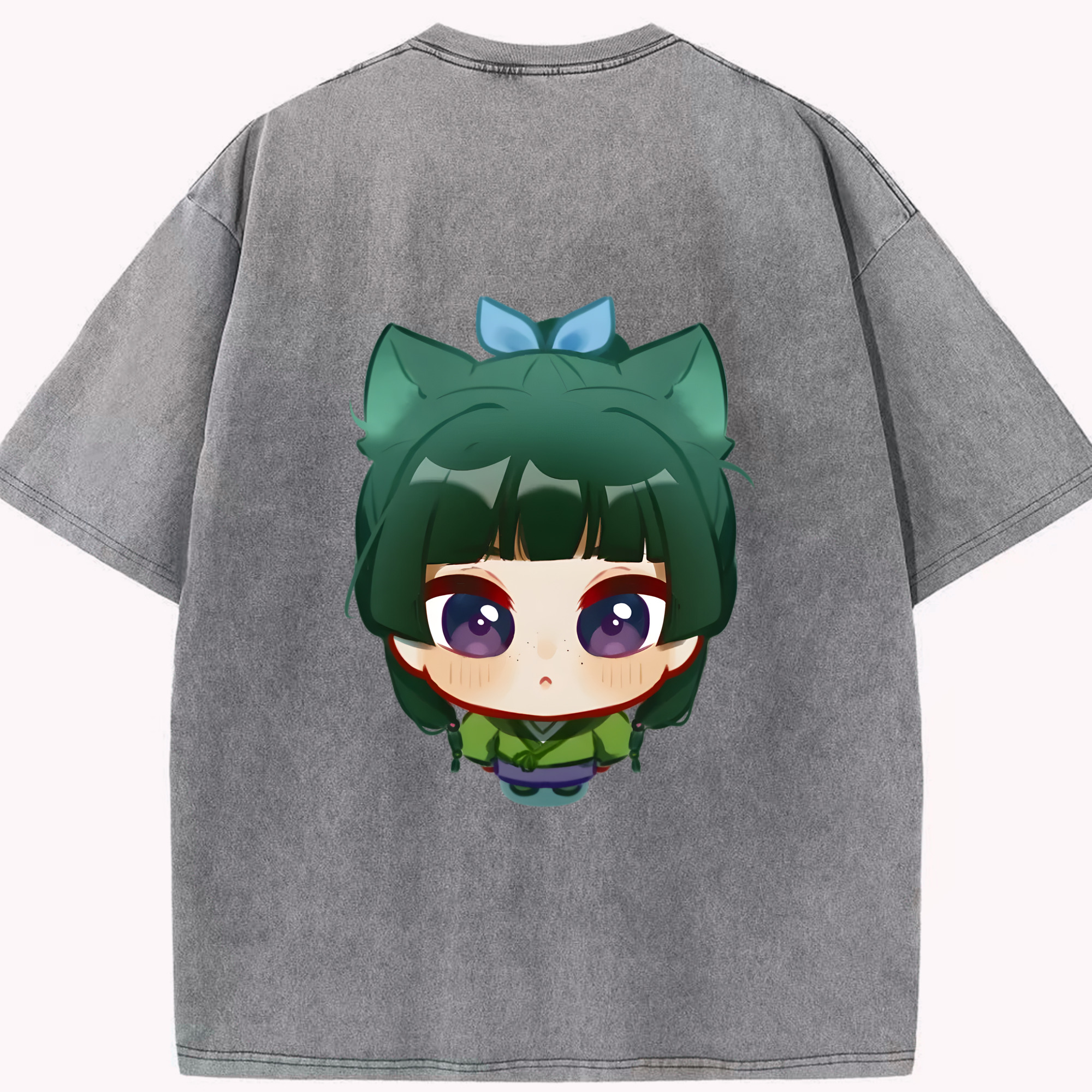 （画像用） 薬屋のひとりごと The Apothecary Diaries 綿100% ヴィンテージ風 半袖Tシャツ（背面プリント）