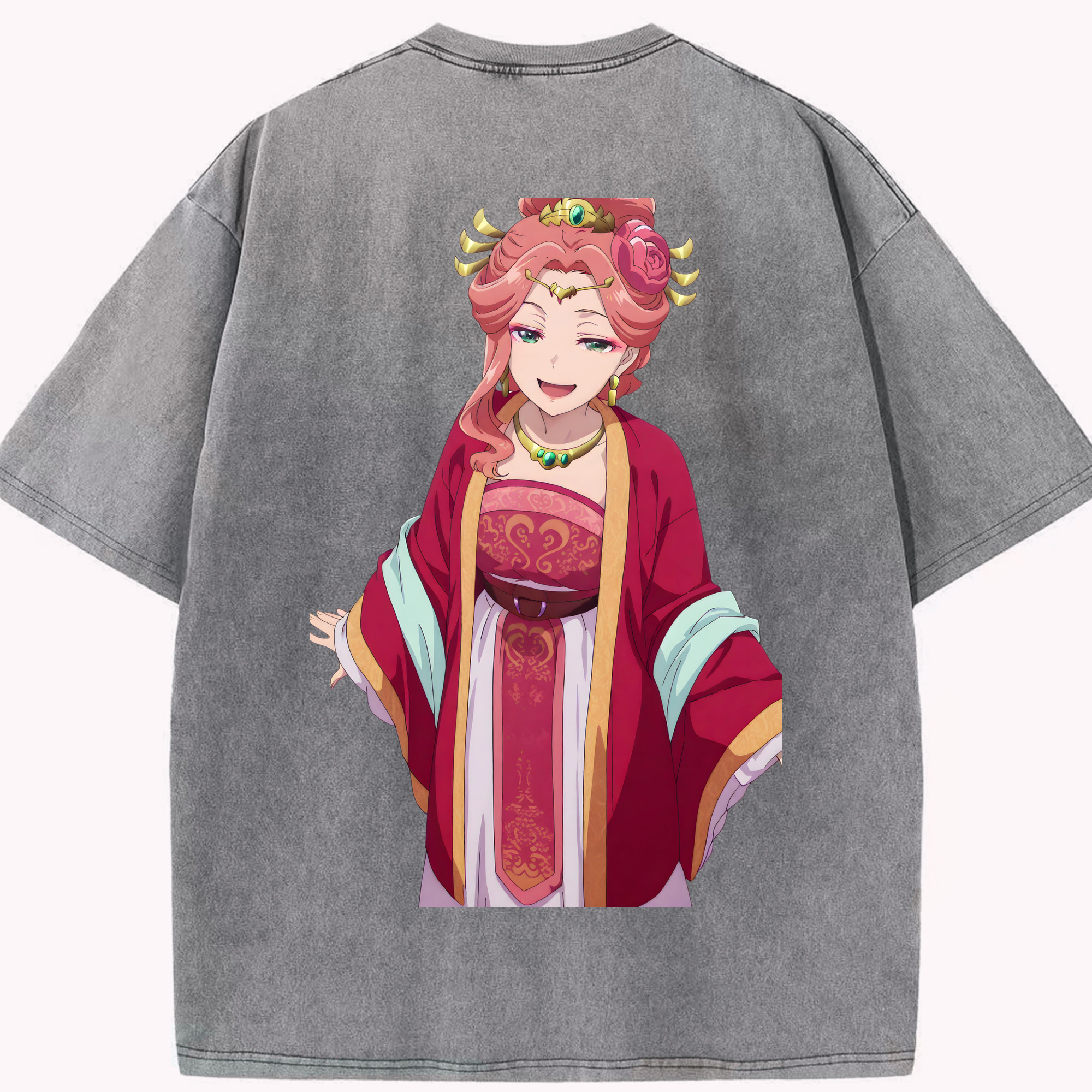 （画像用） 薬屋のひとりごと The Apothecary Diaries 綿100% ヴィンテージ風 半袖Tシャツ（背面プリント）