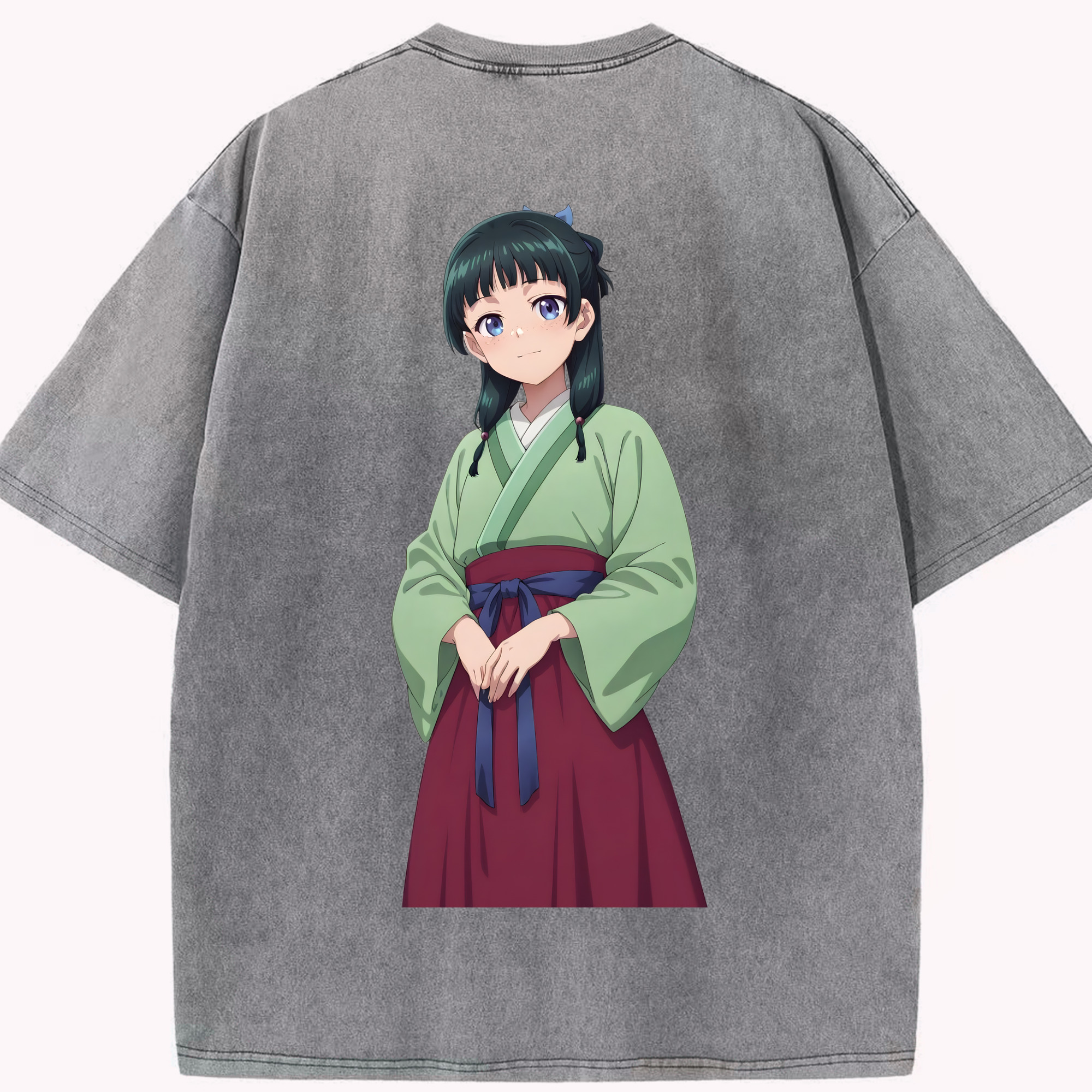（画像用） 薬屋のひとりごと The Apothecary Diaries 綿100% ヴィンテージ風 半袖Tシャツ（背面プリント）