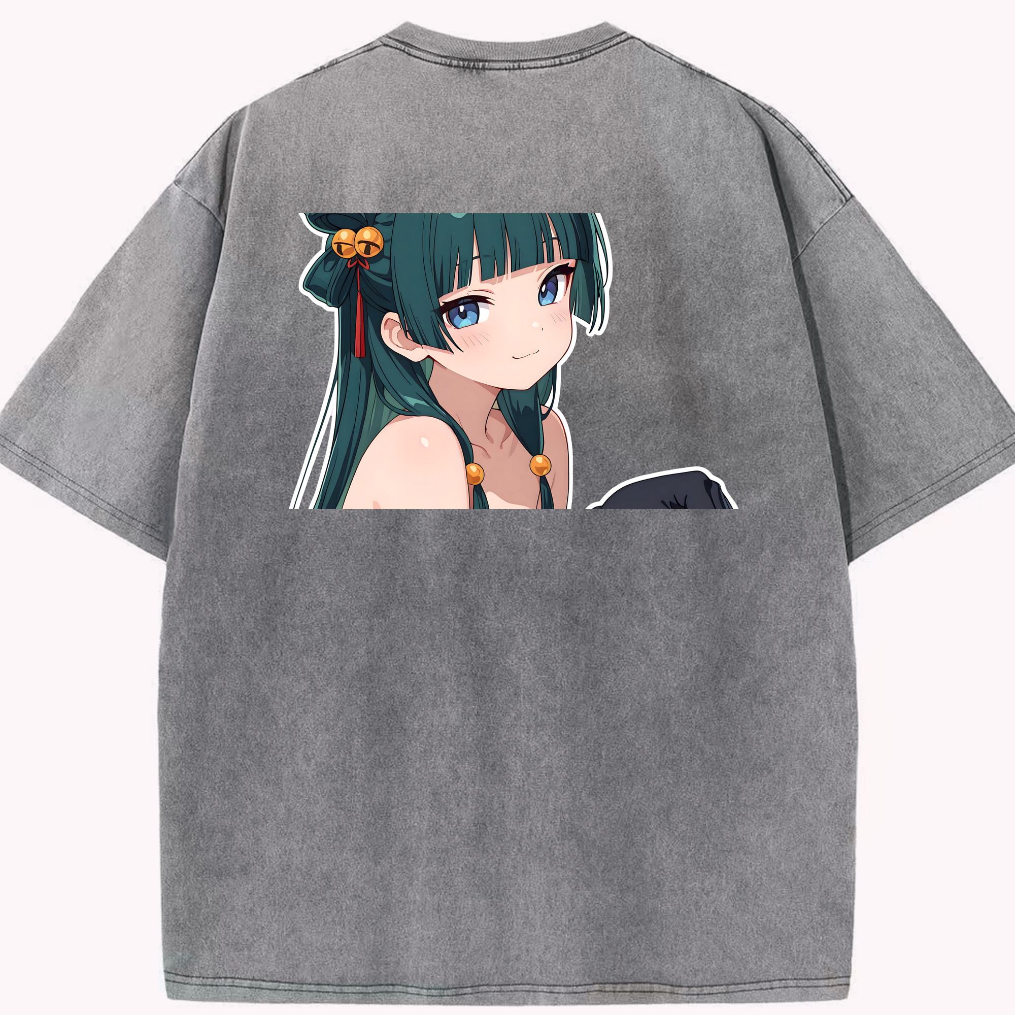 （画像用） 薬屋のひとりごと The Apothecary Diaries 綿100% ヴィンテージ風 半袖Tシャツ（背面プリント）